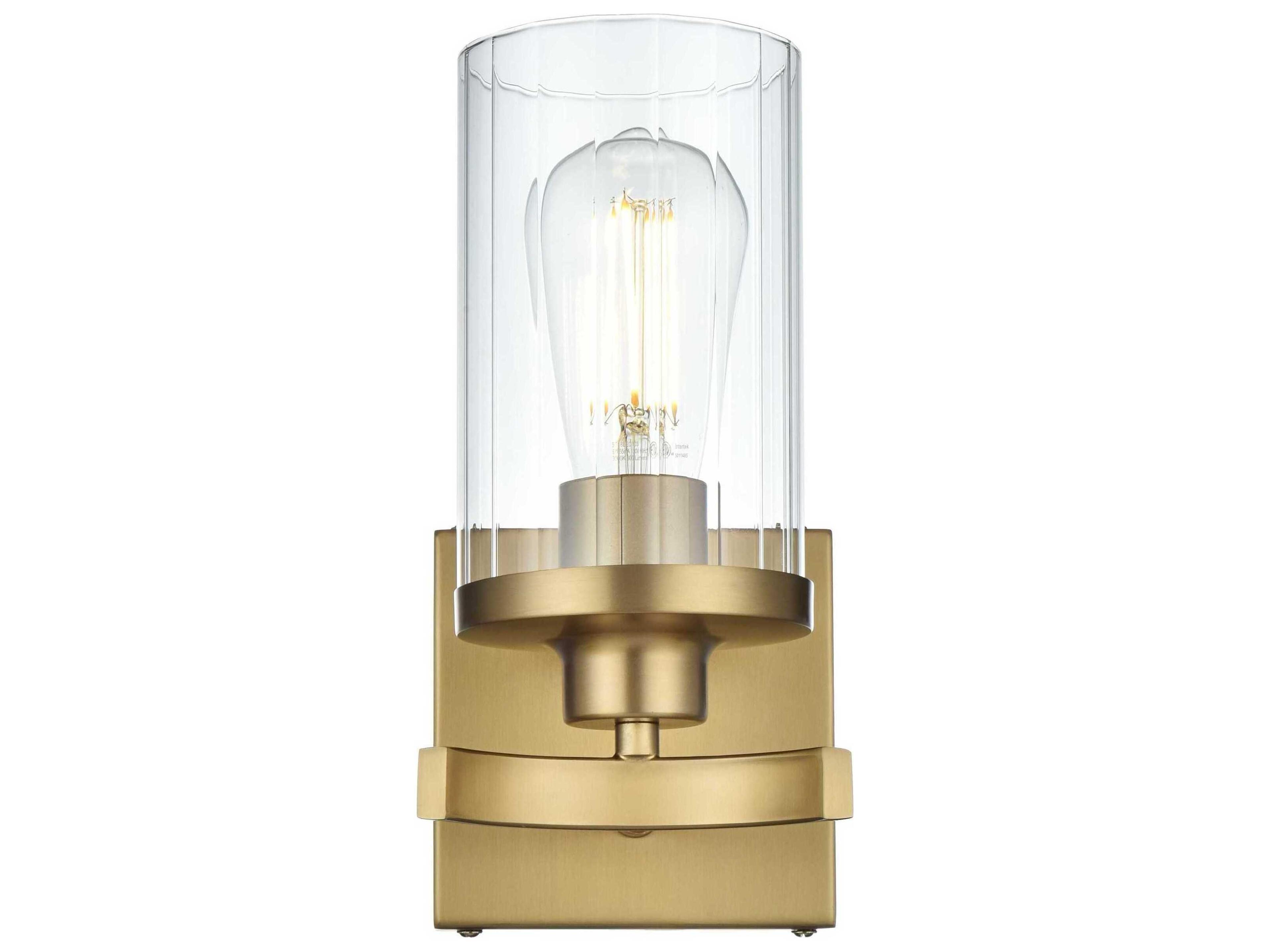 Elegant Lighting Thane 1-Light Satin Gold Wall Sconce