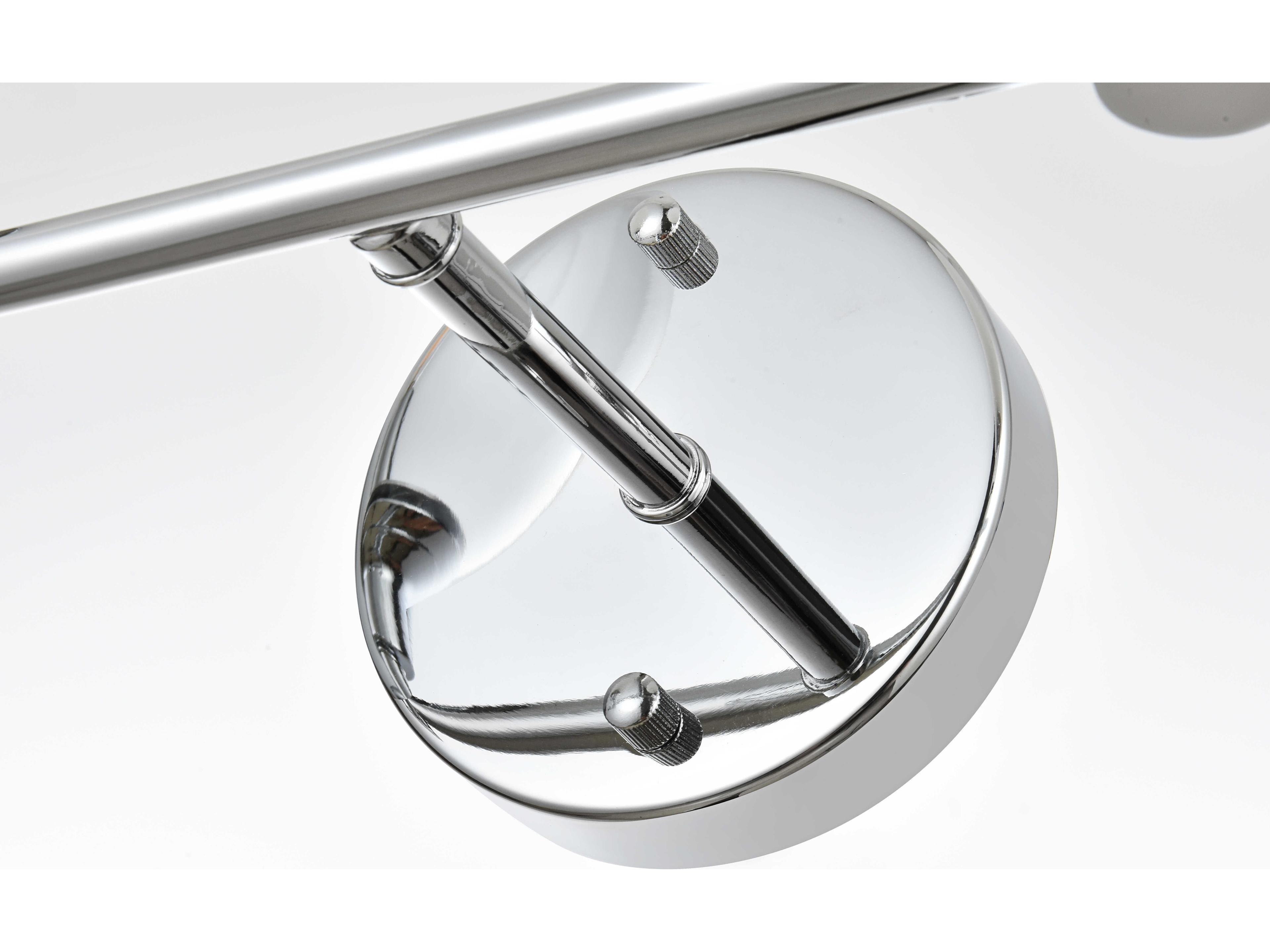 Elegant Lighting Jaelynn 2-Light Chrome Glass Vanity Light