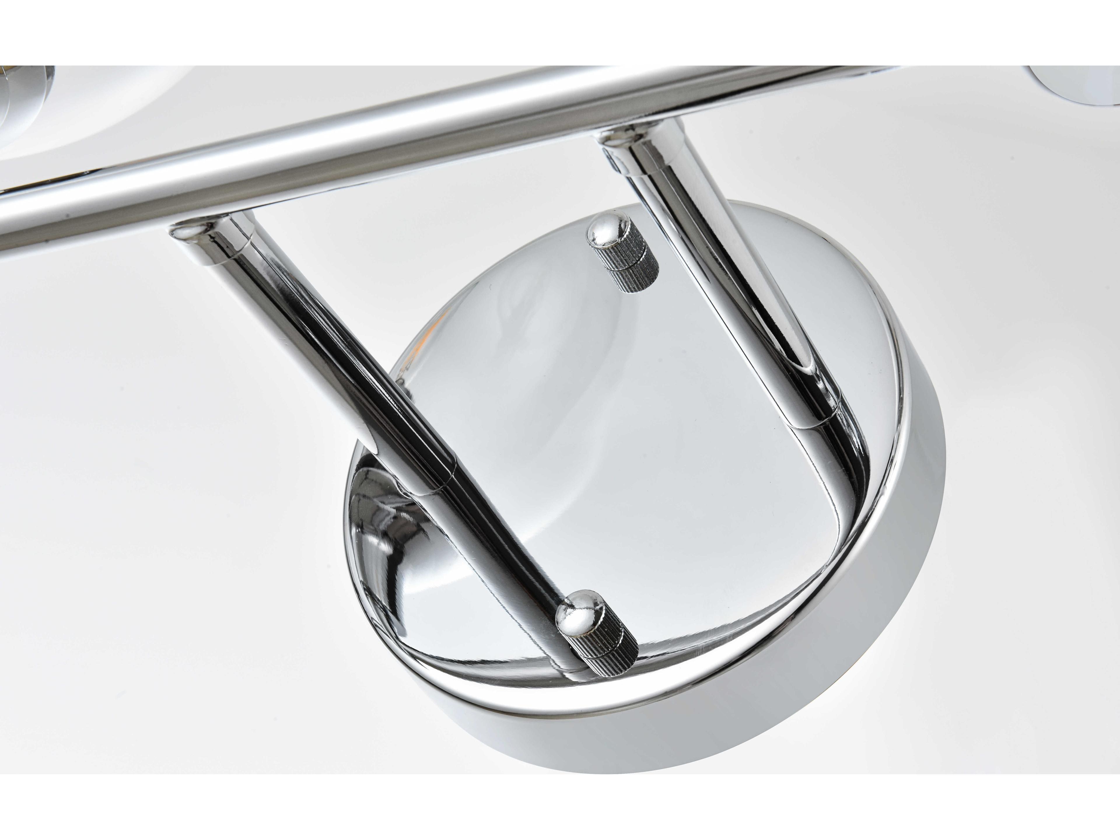 Elegant Lighting Jaelynn 4-Light Chrome Glass Vanity Light