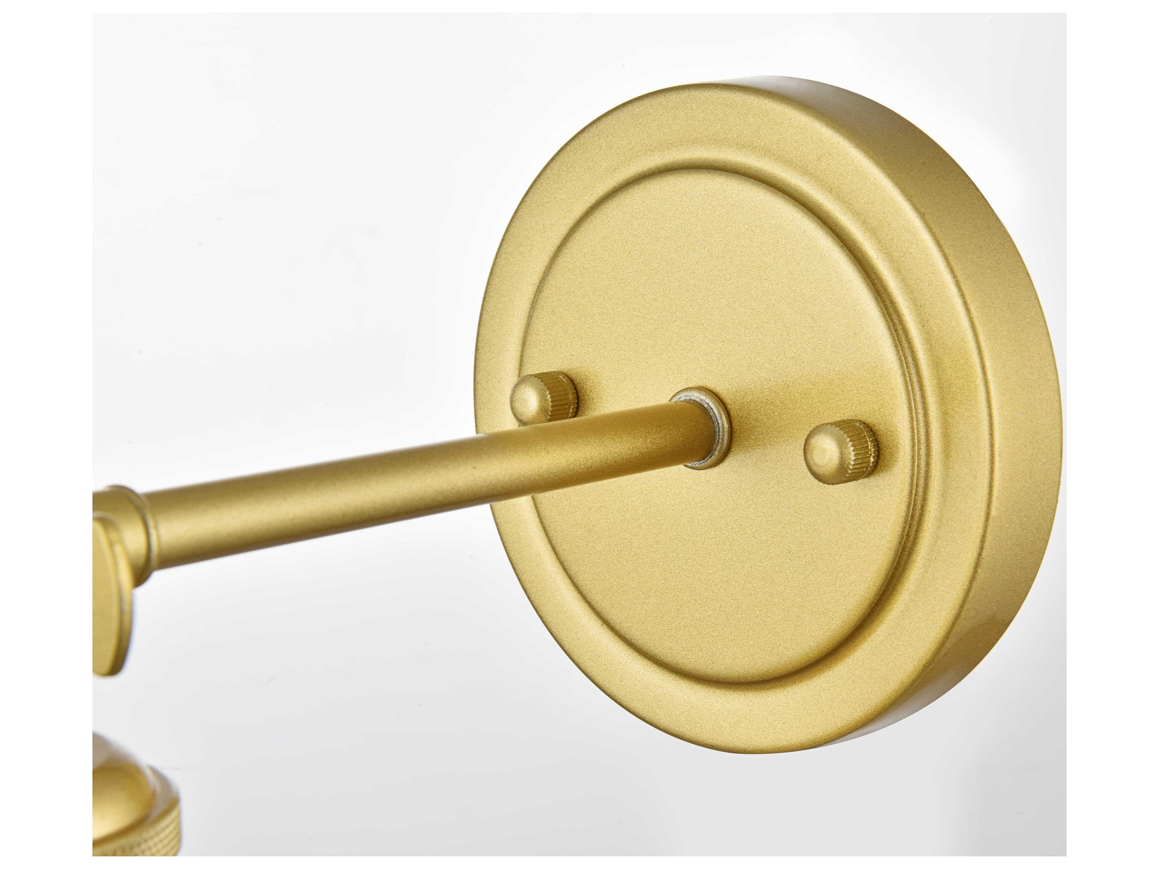 Elegant Lighting Bentley 1-Light Brass Wall Sconce