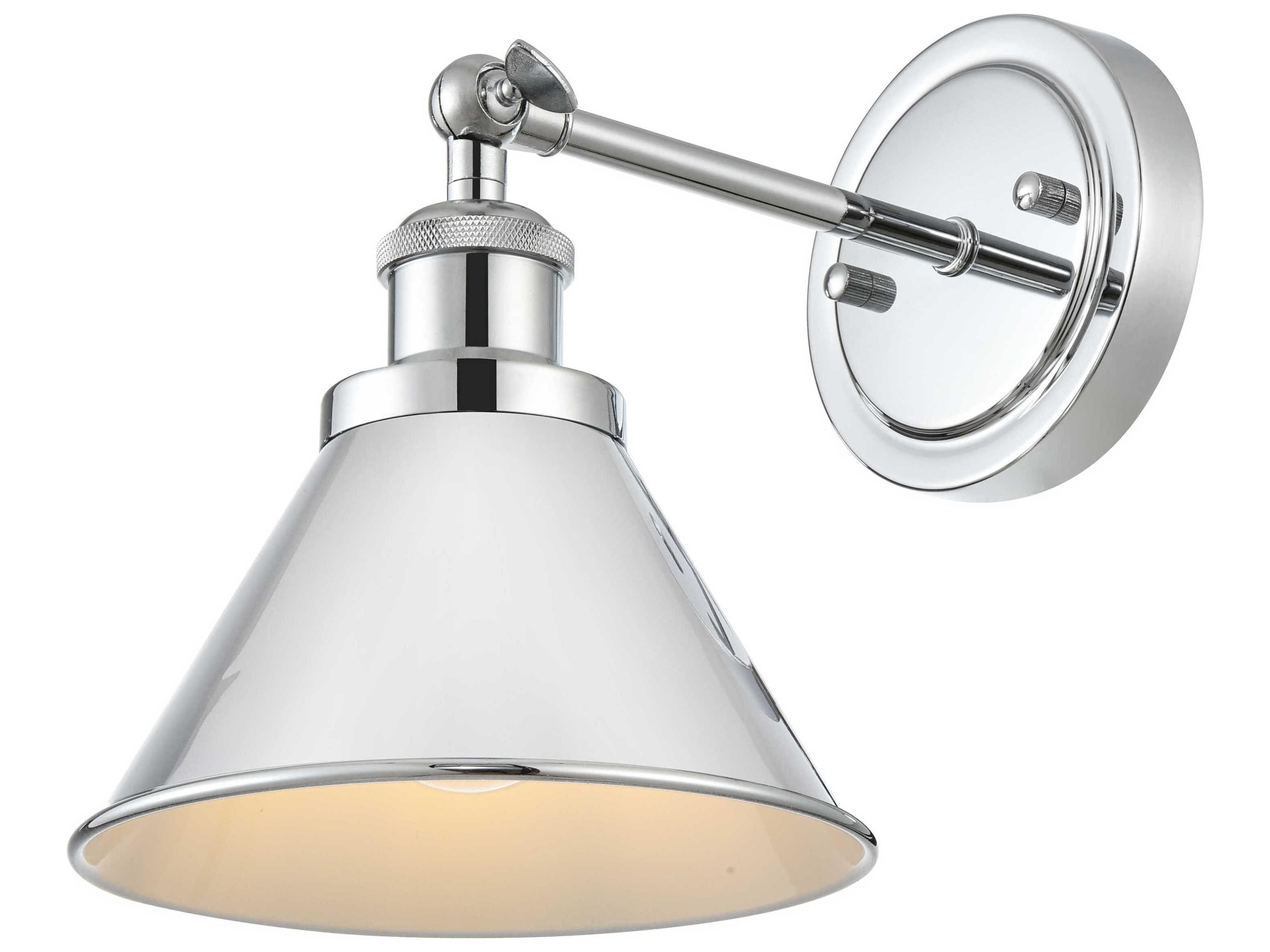 Bentley 1-Light Chrome Wall Sconce