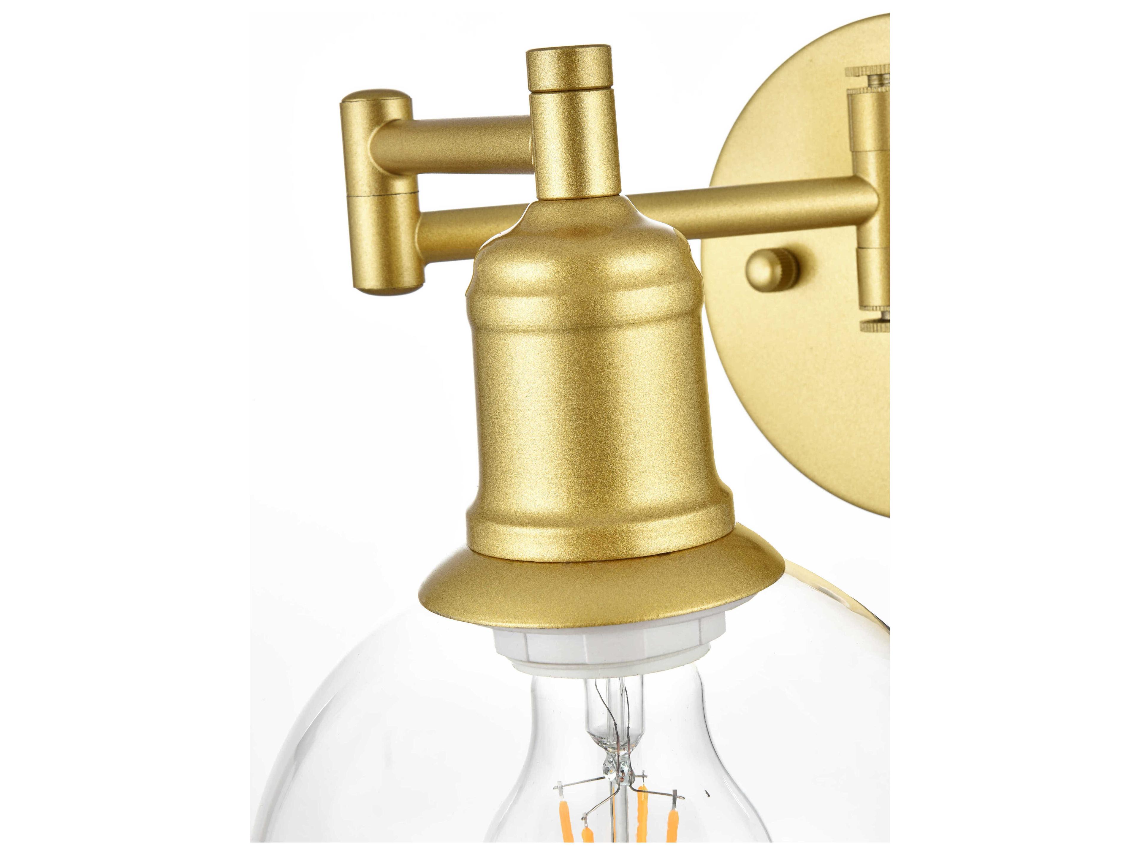 Elegant Lighting Davian 1 - Light Swing Arm