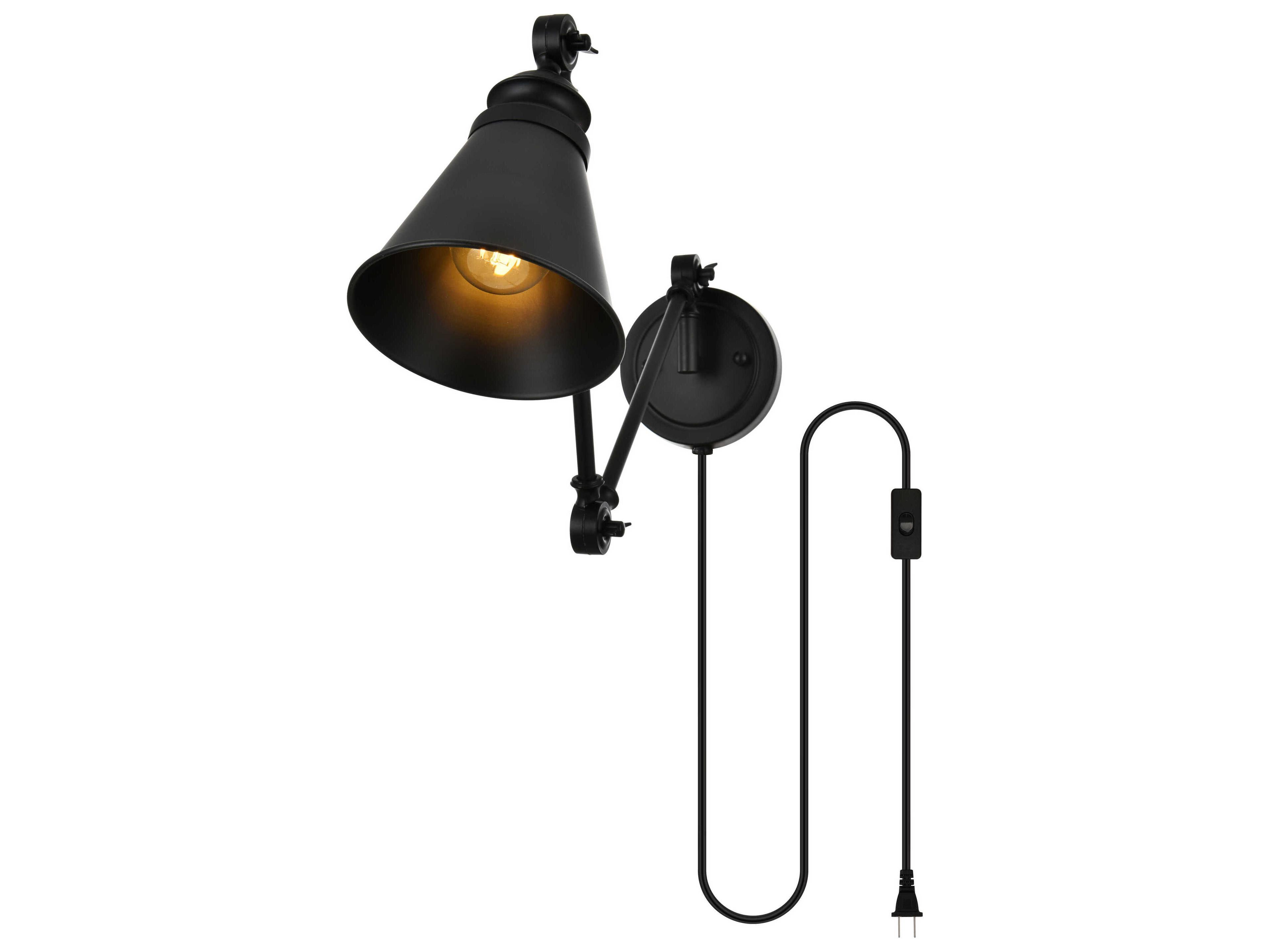 Elegant Lighting Van 1 - Light Swing Arm