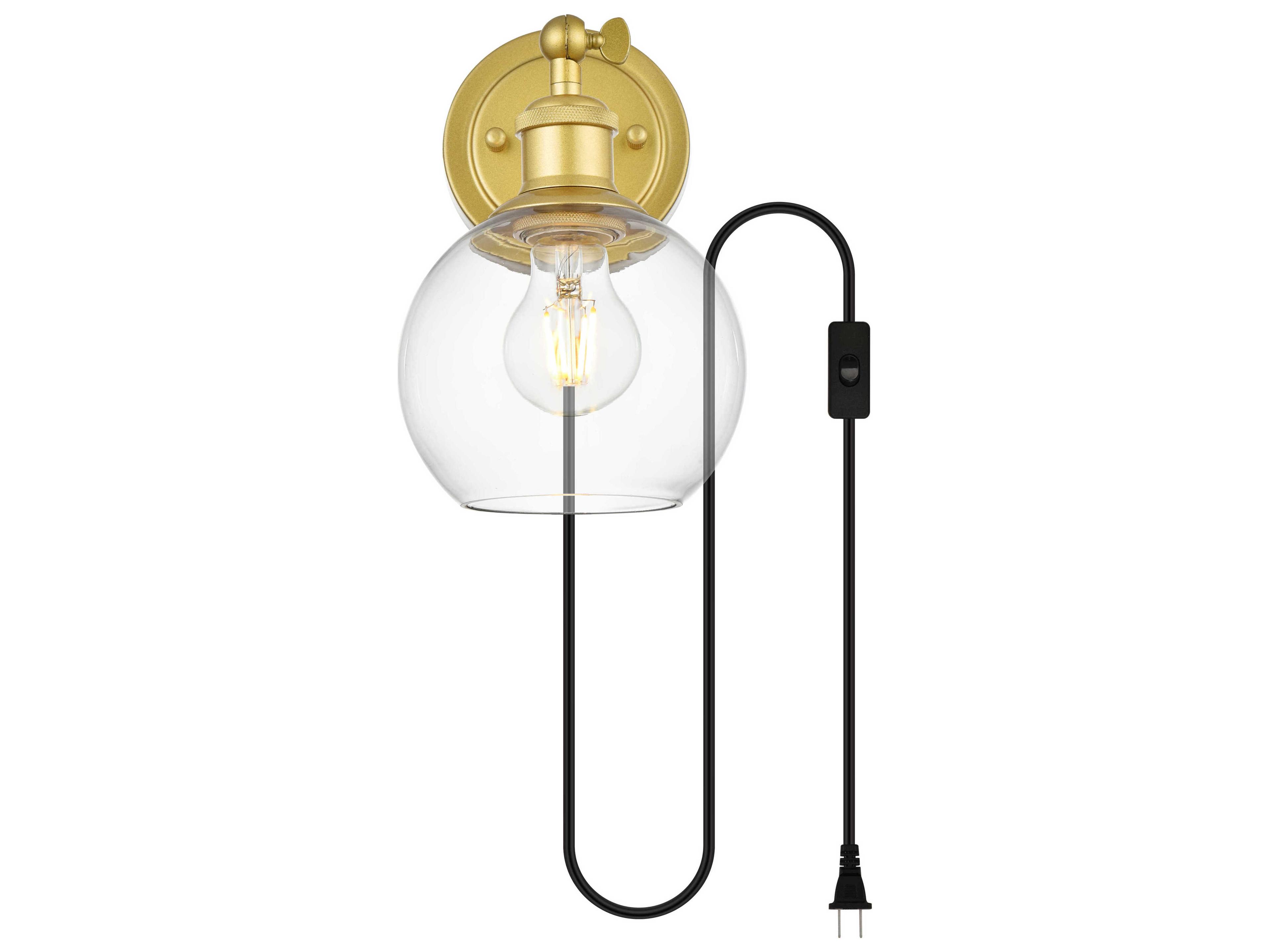 Elegant Lighting Wesson 1 - Light Swing Arm