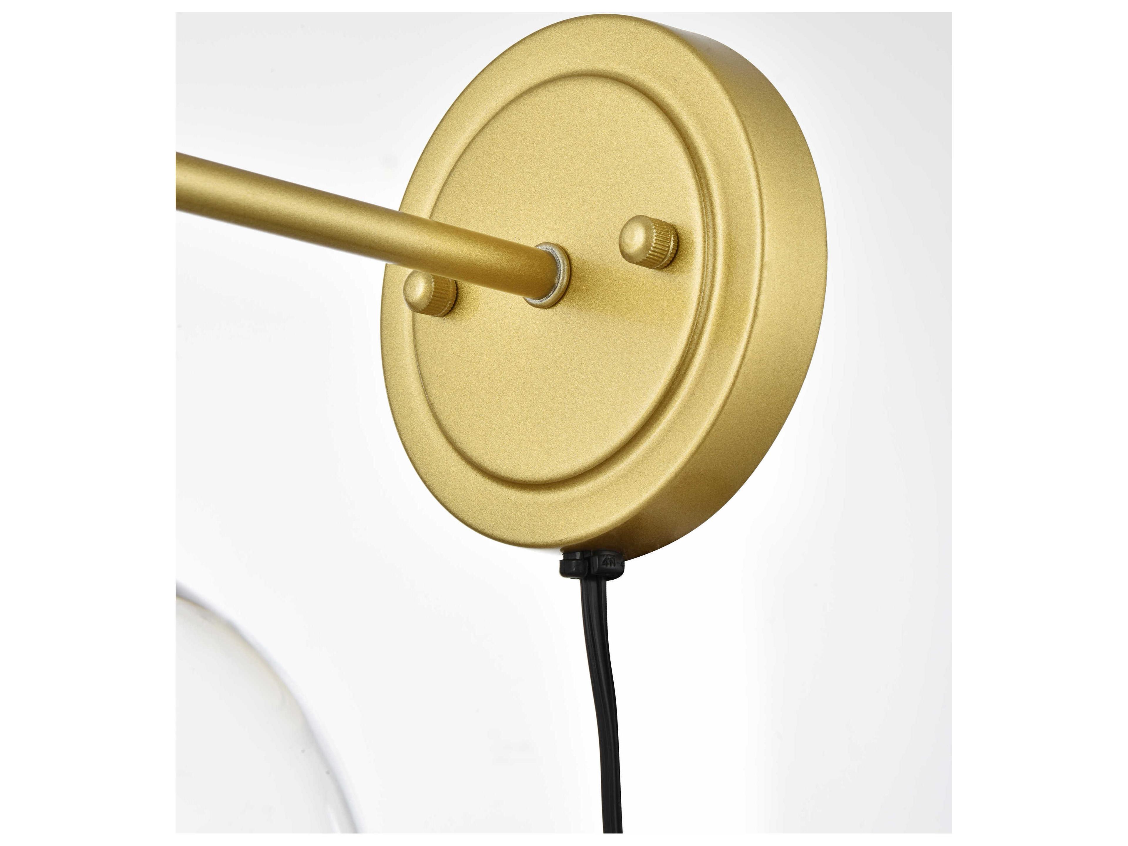 Elegant Lighting Wesson 1 - Light Swing Arm