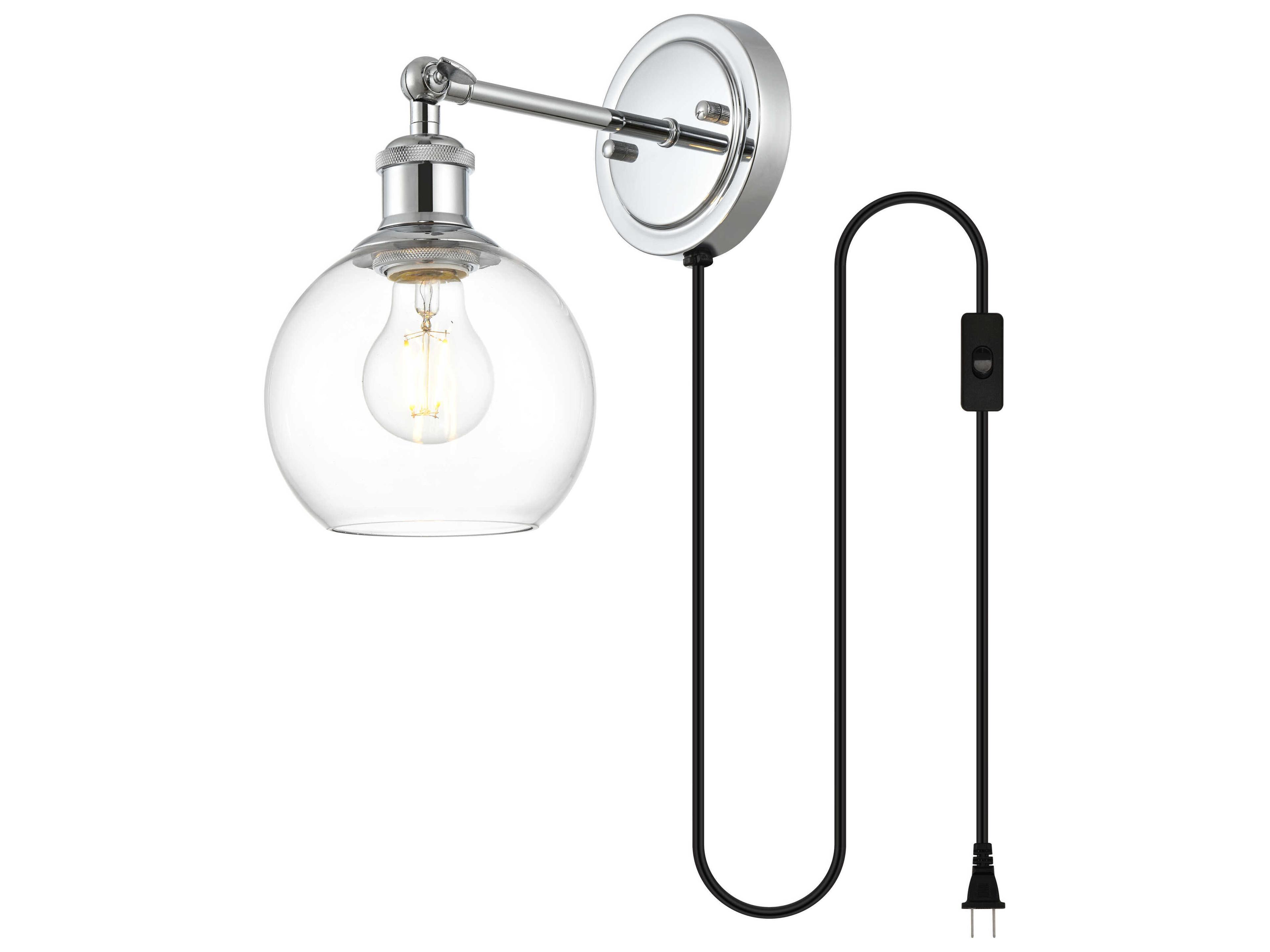 Elegant Lighting Wesson 1 - Light Swing Arm