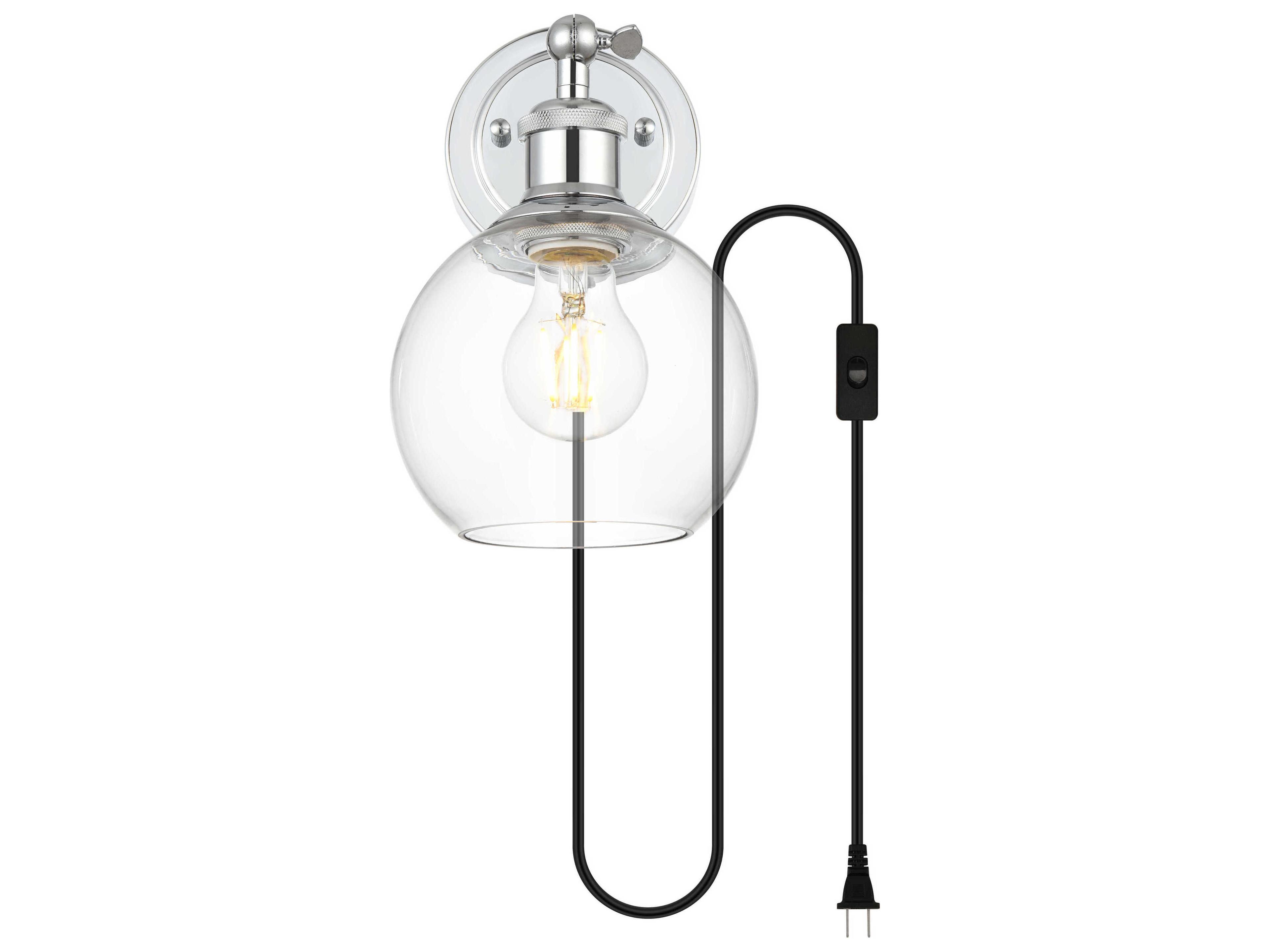 Elegant Lighting Wesson 1 - Light Swing Arm