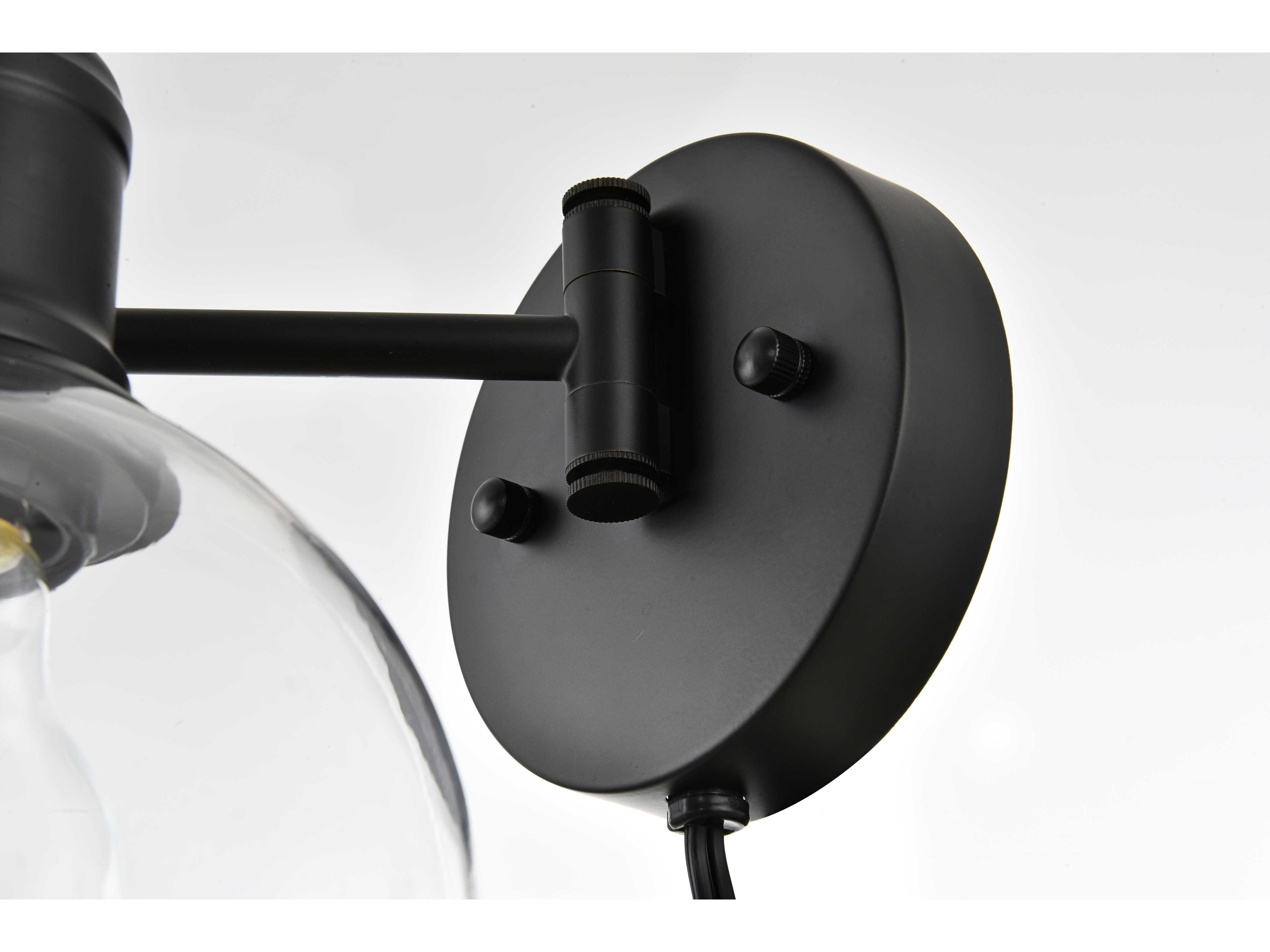 Elegant Lighting Caspian 1 - Light Swing Arm