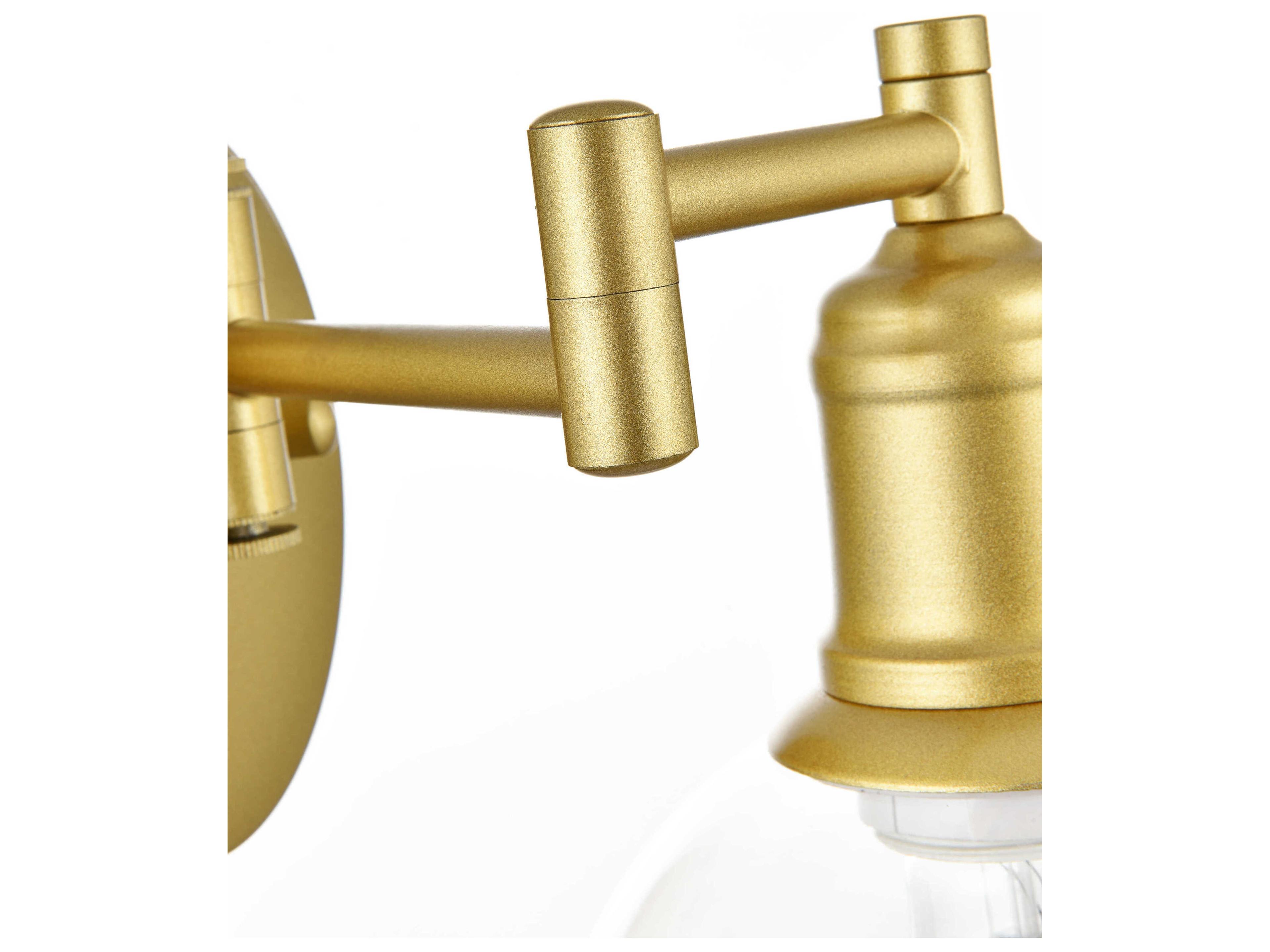 Elegant Lighting Caspian 1 - Light Swing Arm