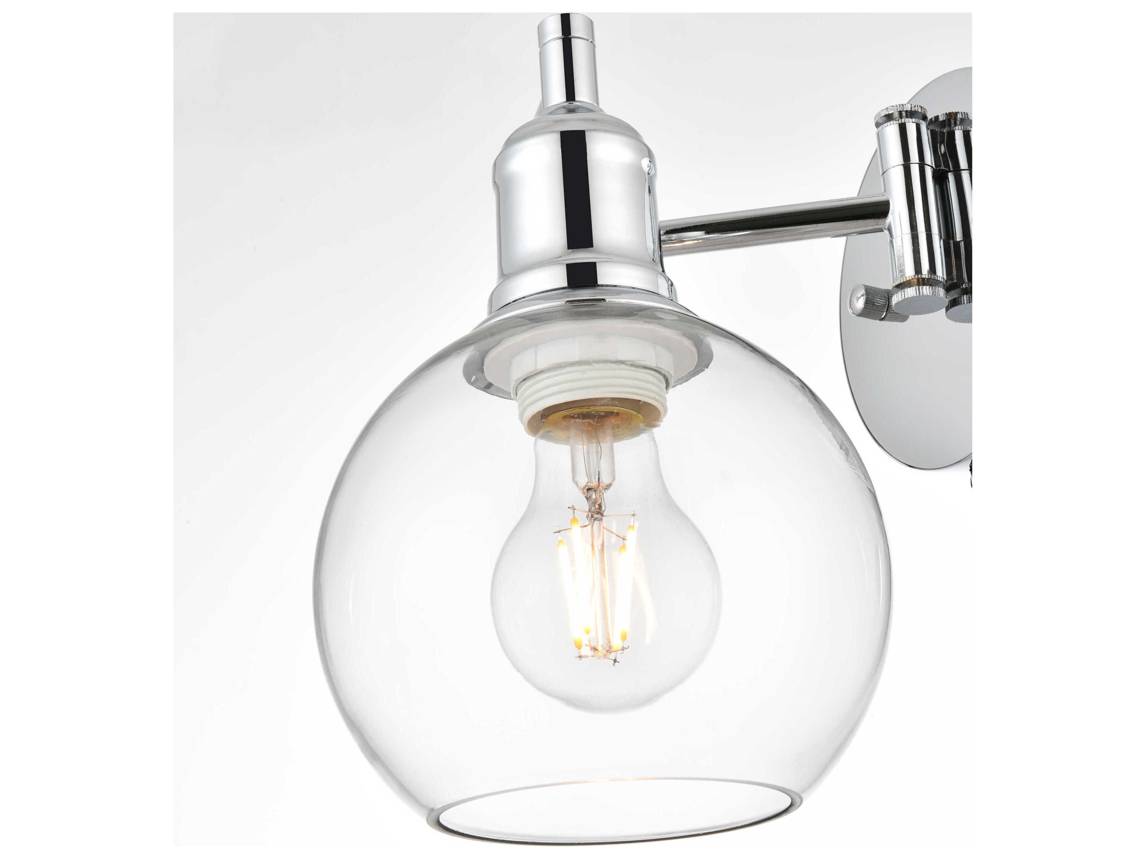 Elegant Lighting Caspian 1 - Light Swing Arm