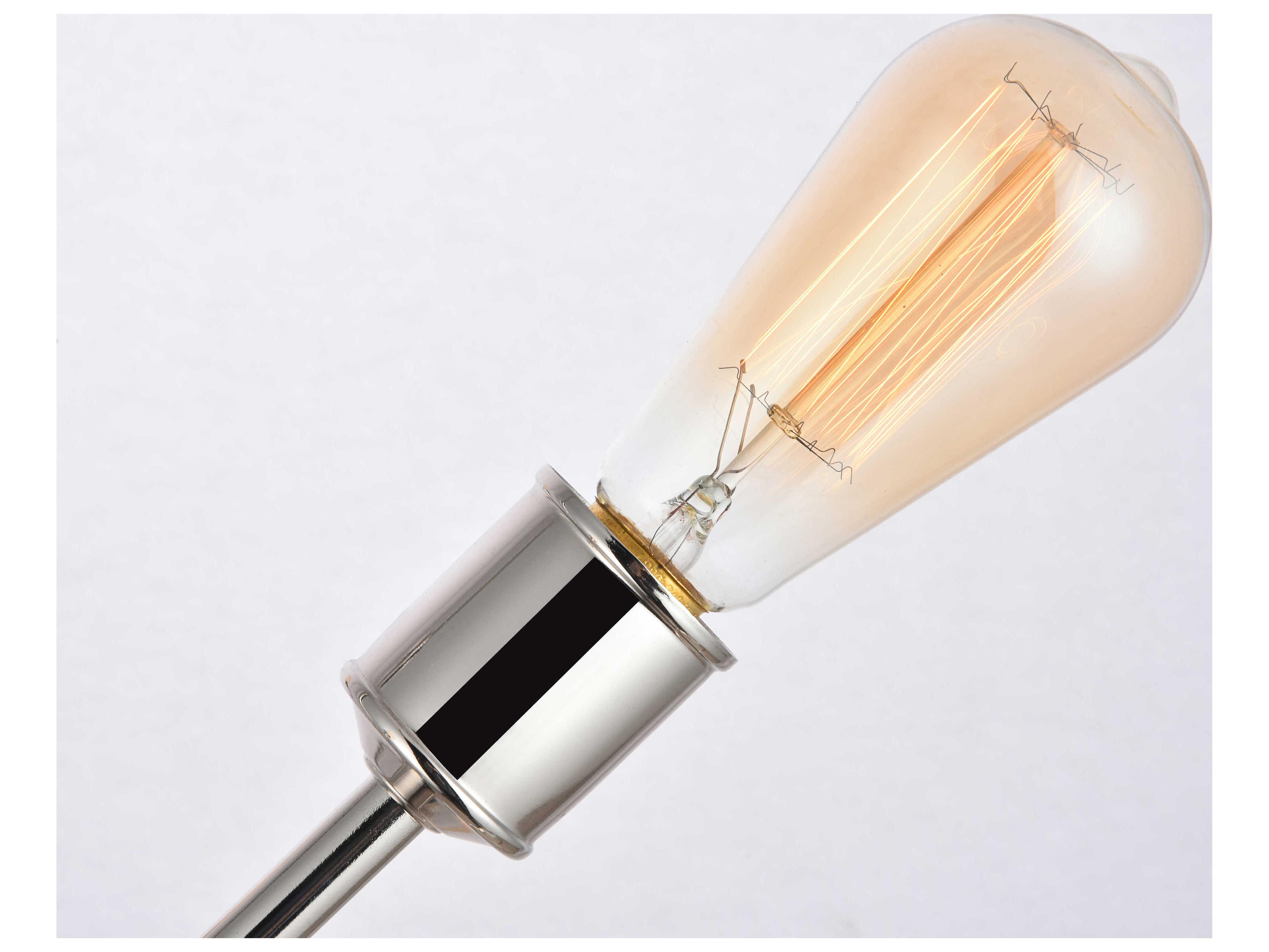 Elegant Lighting Axel 6-Light Polished Nickel Sputnik Pendant