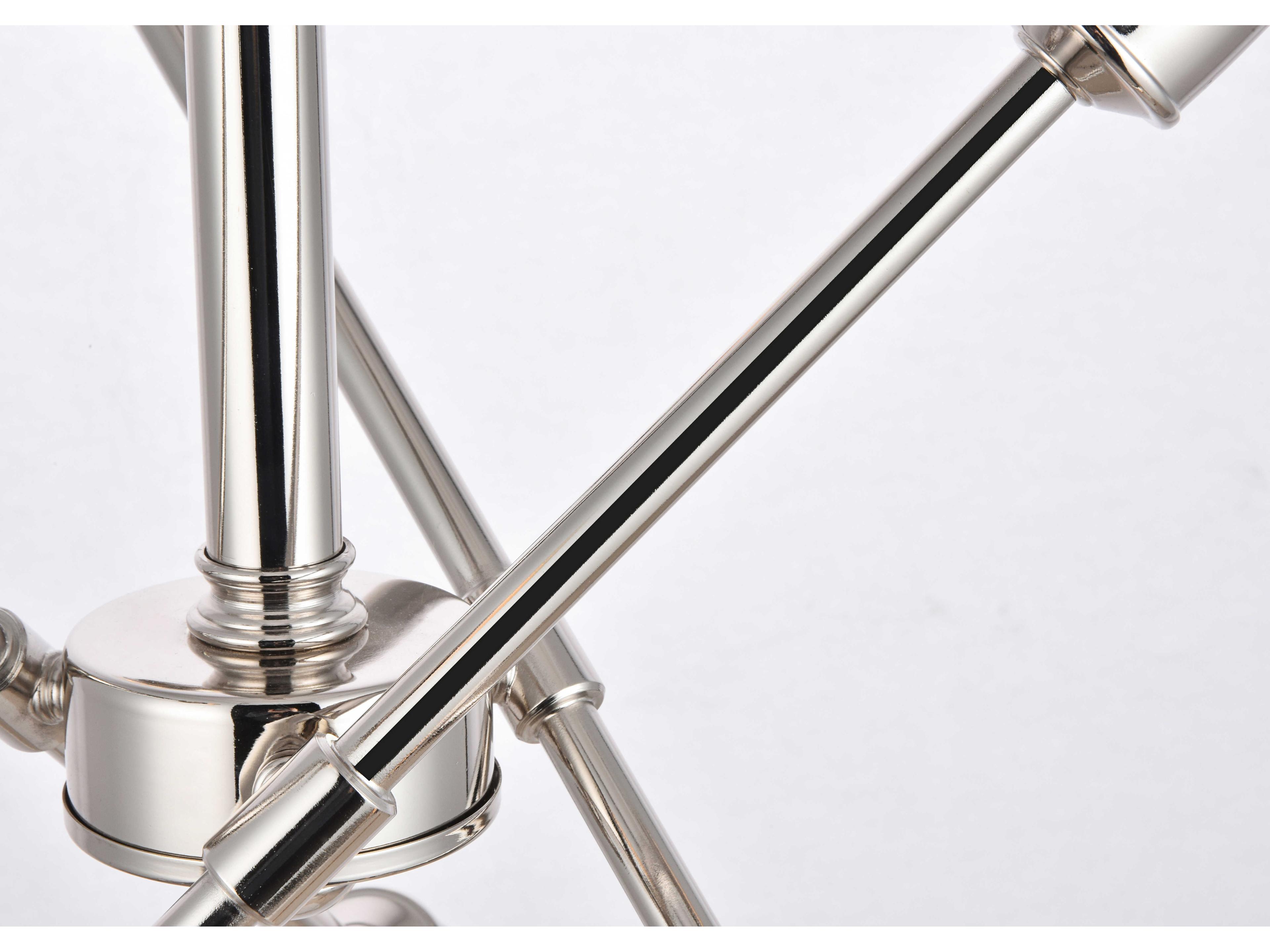 Elegant Lighting Axel 6-Light Polished Nickel Sputnik Pendant