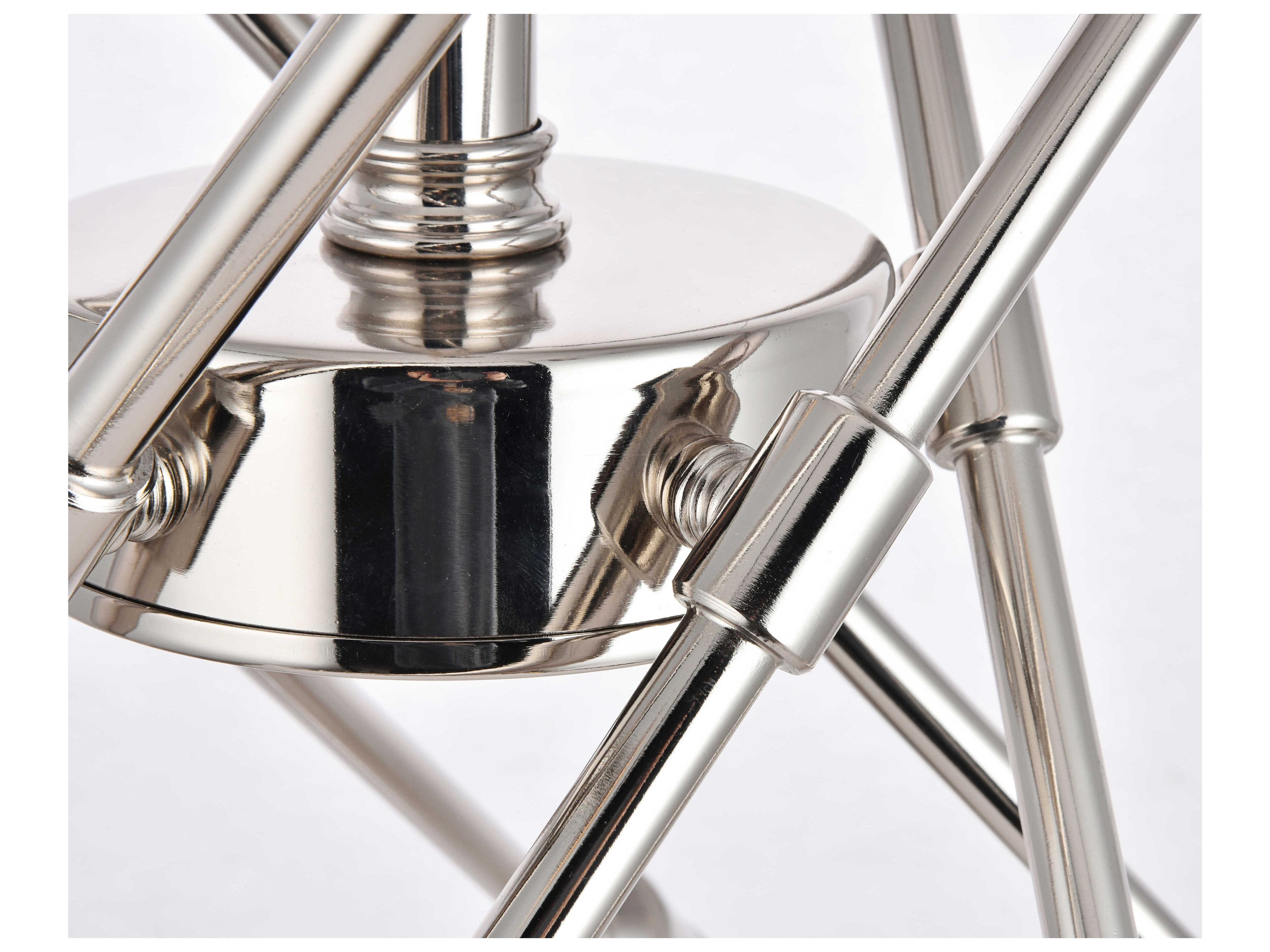 Elegant Lighting Axel 10-Light Polished Nickel Sputnik Pendant