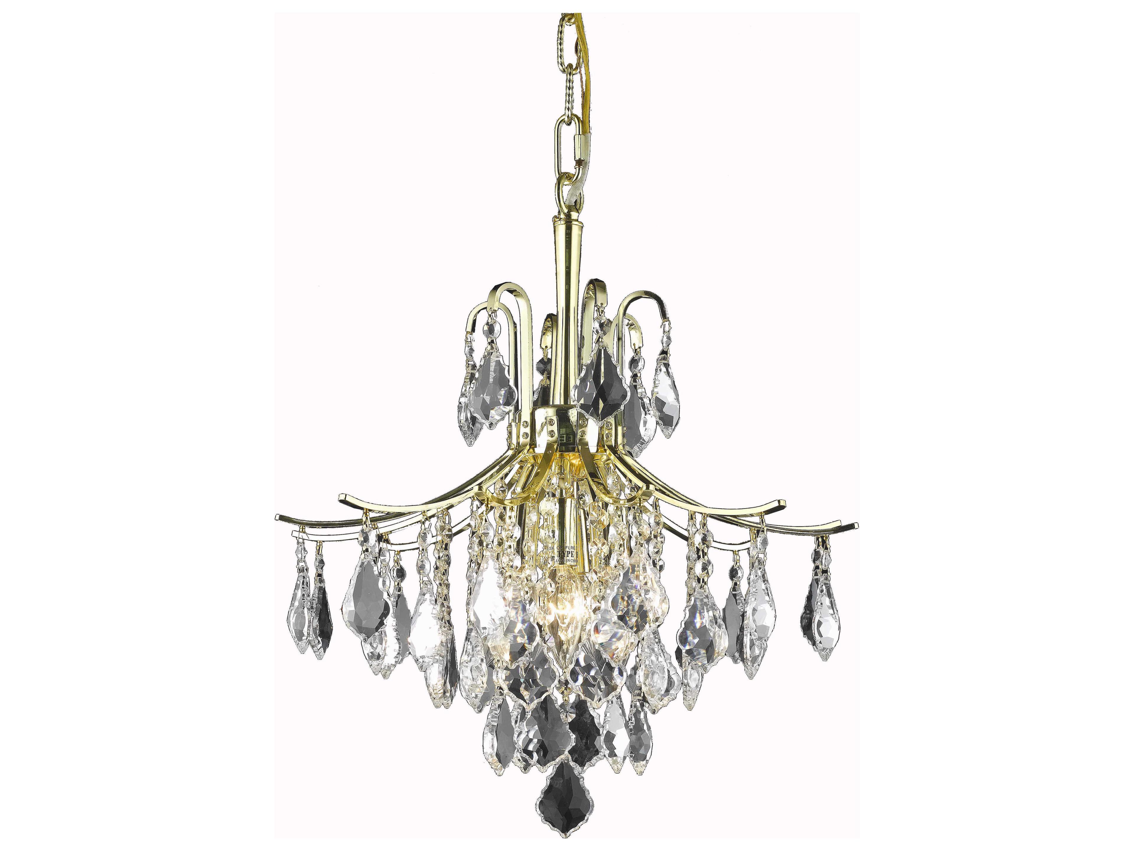 Elegant Lighting Amelia 6-Light Chrome Crystal Pendant