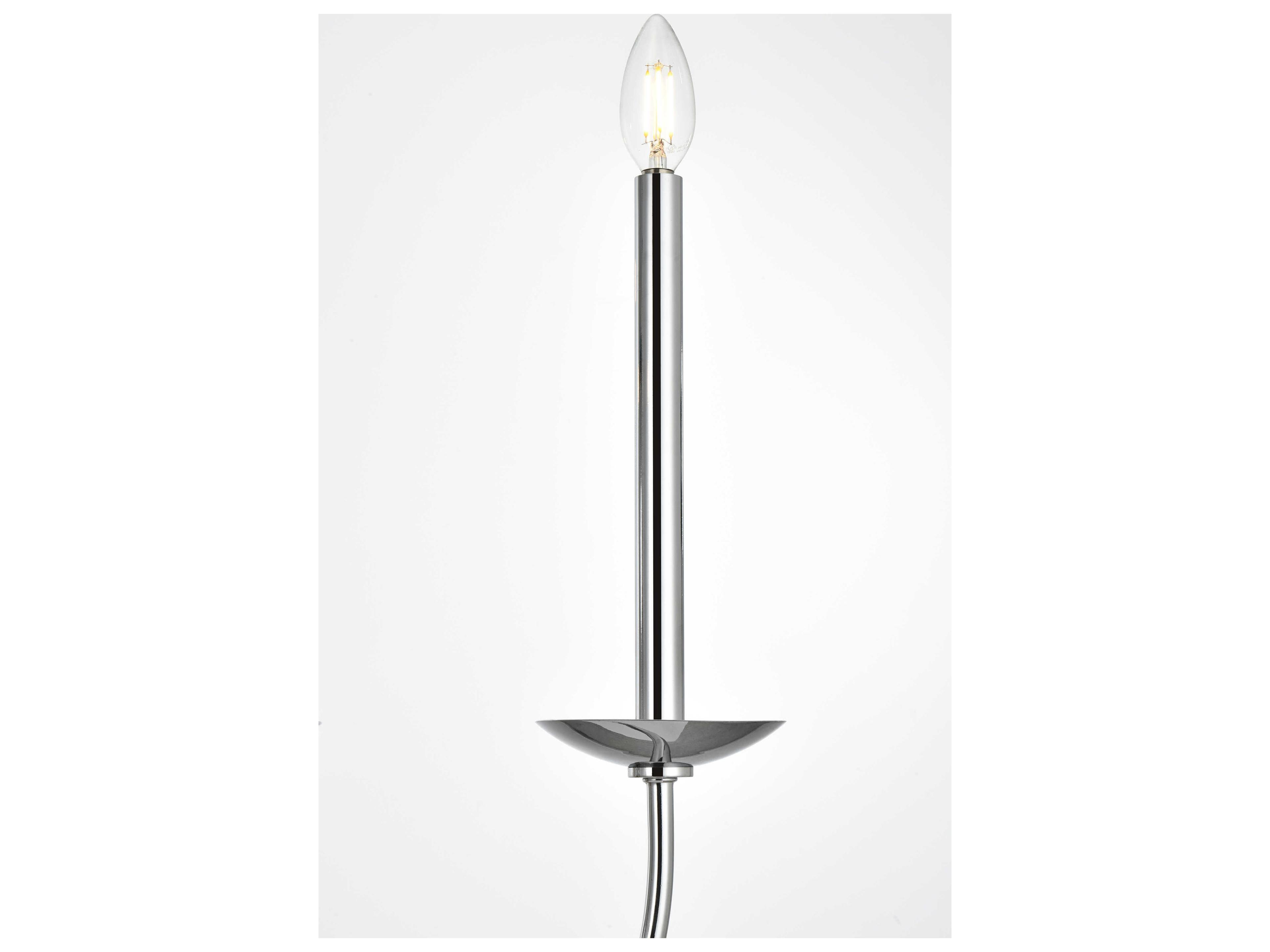 Elegant Lighting Cohen 6-Light Chrome Chandelier