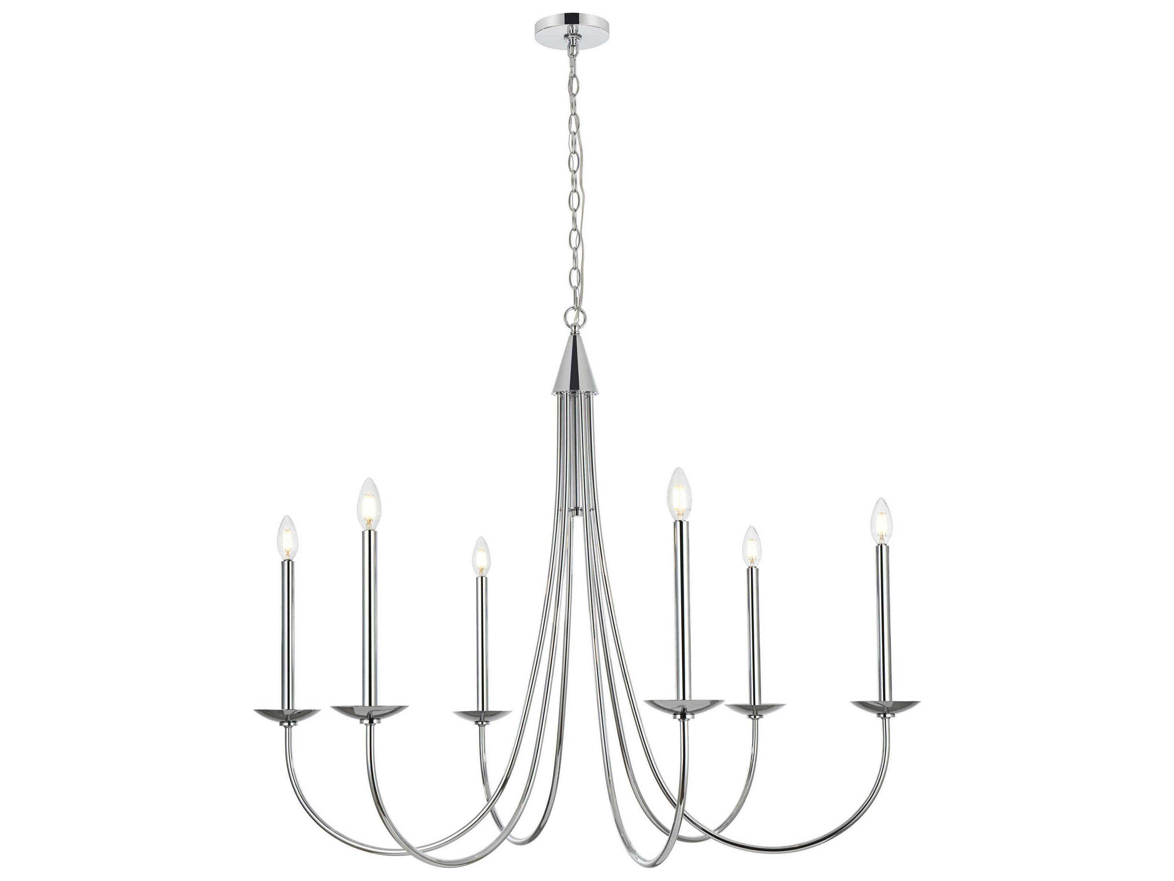 Cohen 6-Light Chrome Chandelier