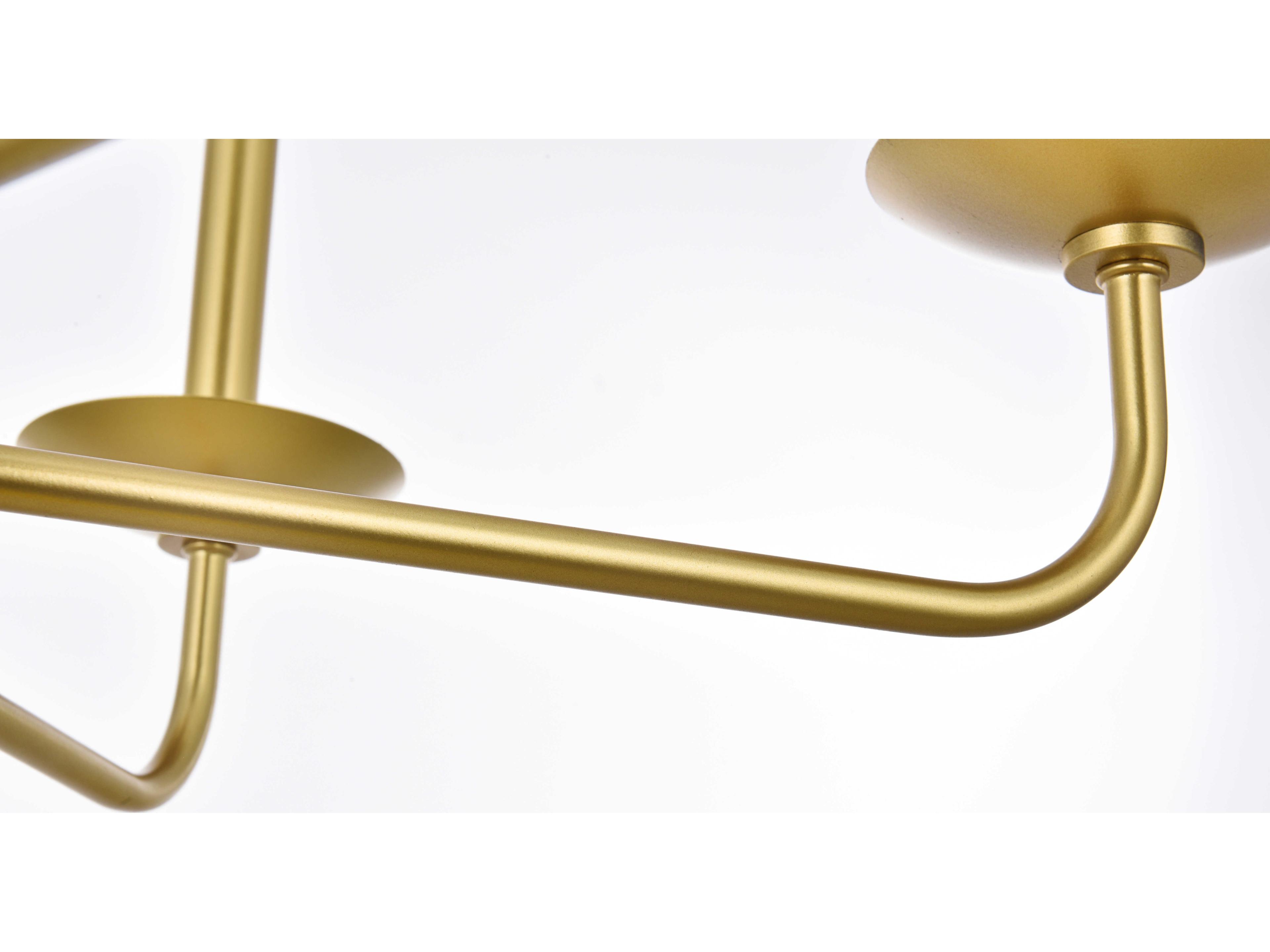 Elegant Lighting Cohen 6-Light Brass Chandelier