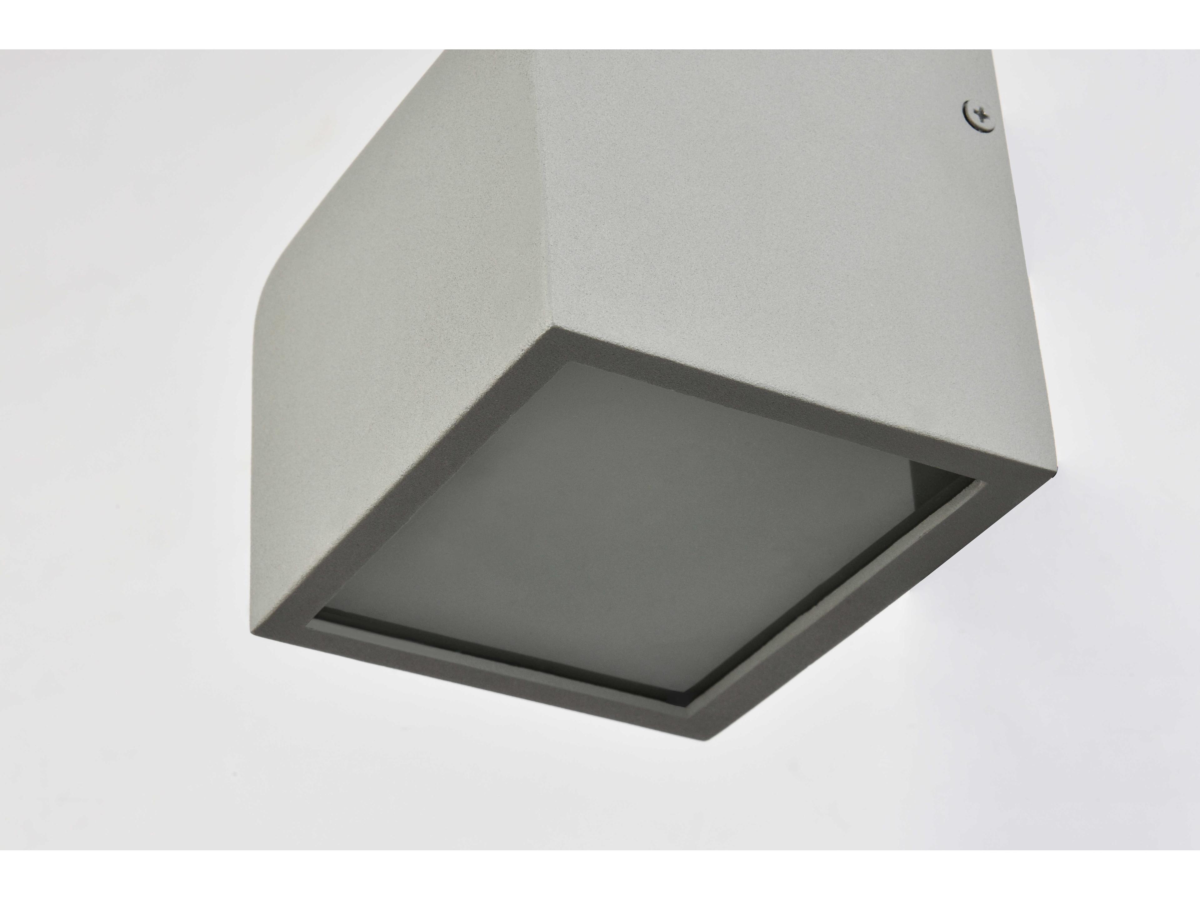 Elegant Lighting Raine Glass LED Outdoor Wall Light