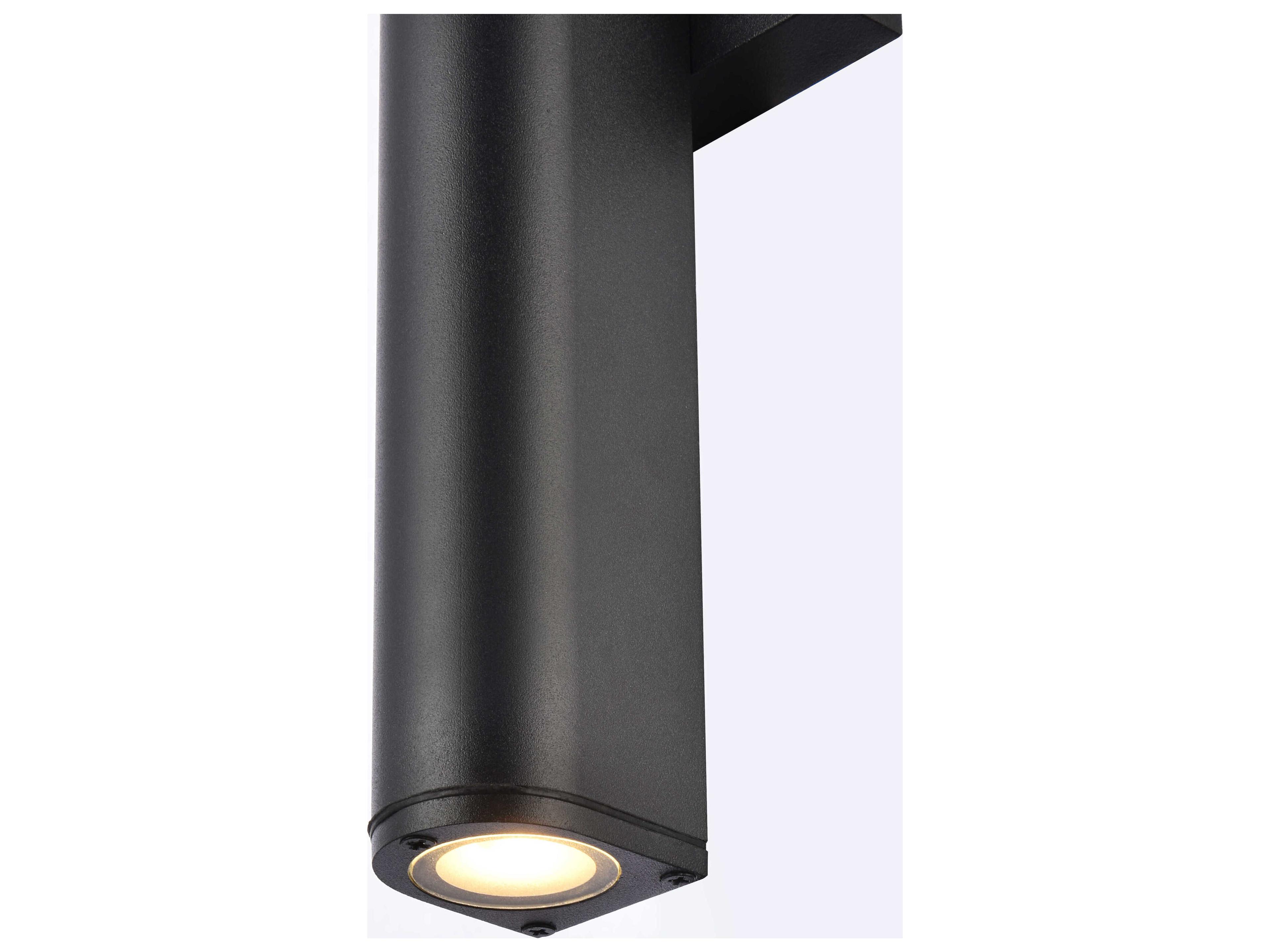 Elegant Lighting Raine Glass LED Outdoor Wall Light