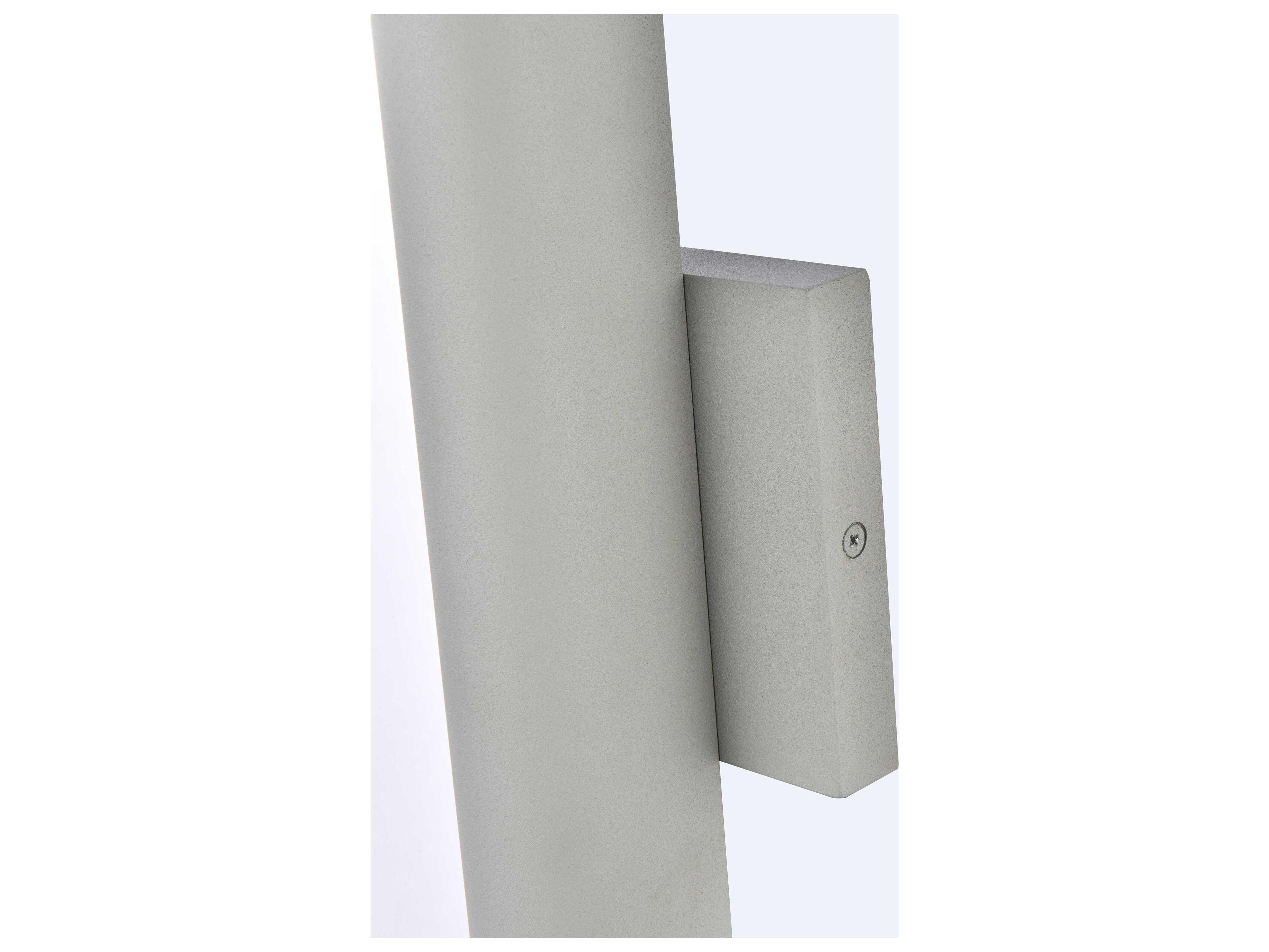 Elegant Lighting Raine Glass LED Outdoor Wall Light