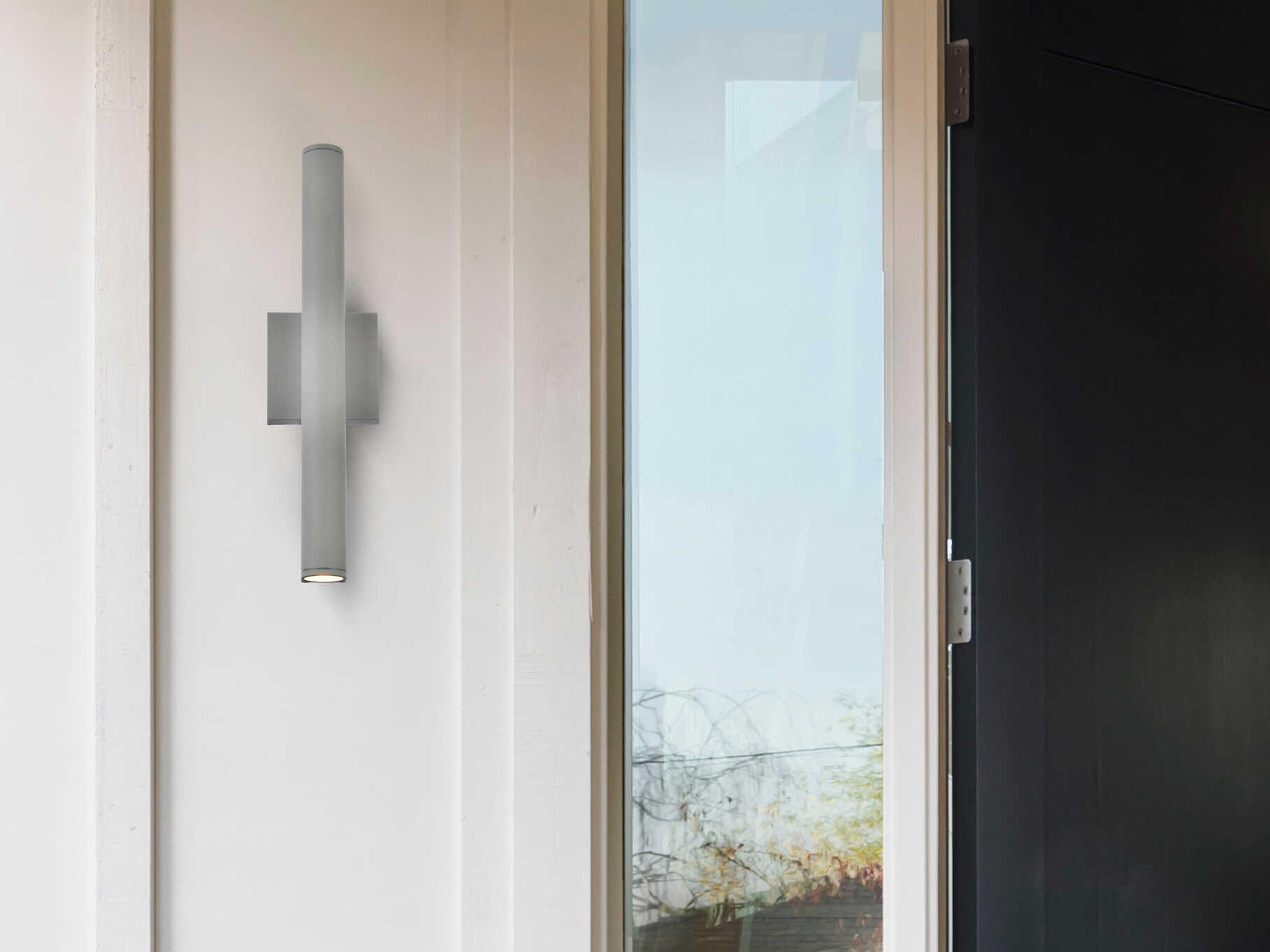 Elegant Lighting Raine Glass LED Outdoor Wall Light