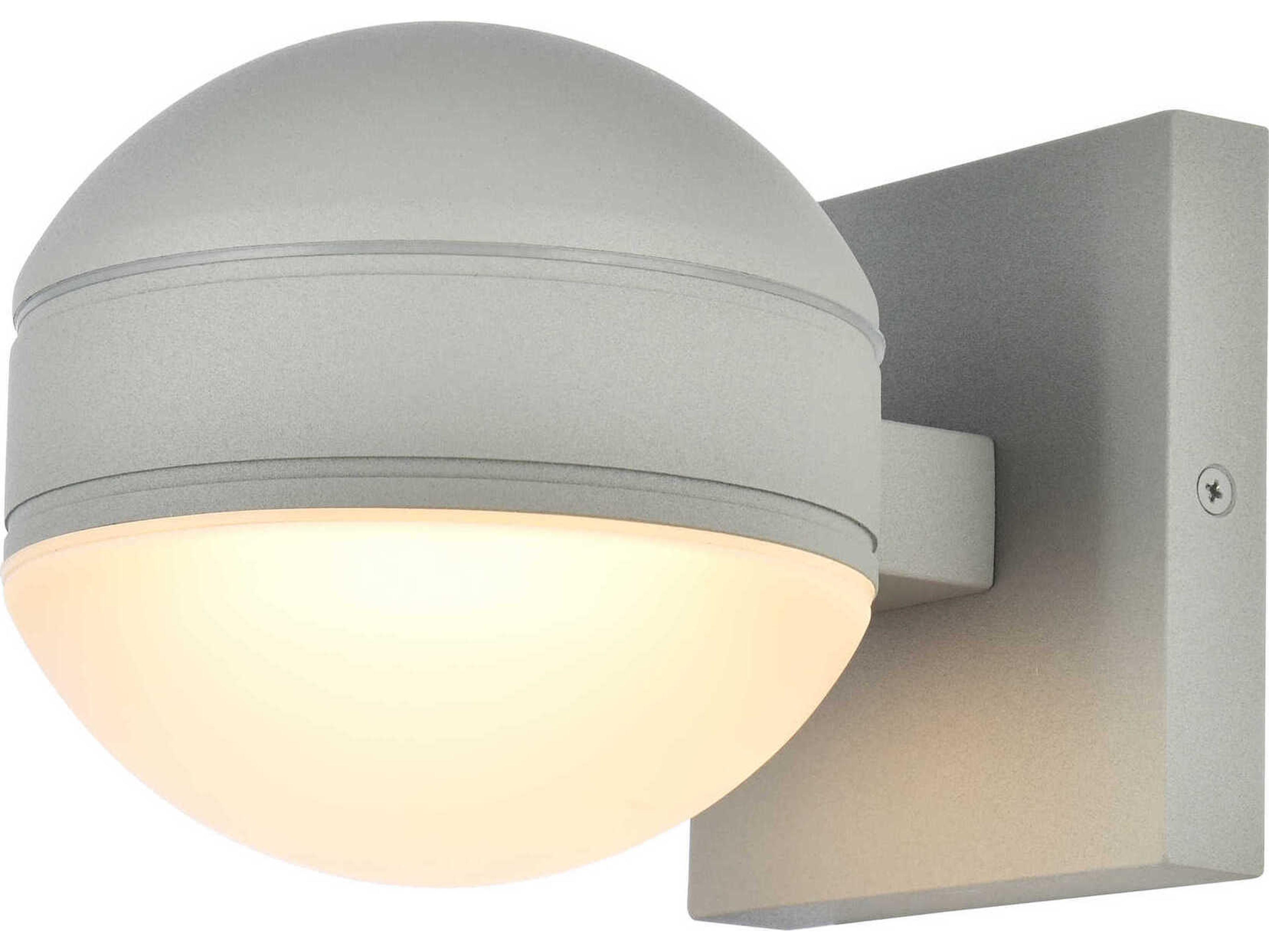 Elegant Lighting Raine Glass LED Outdoor Wall Light