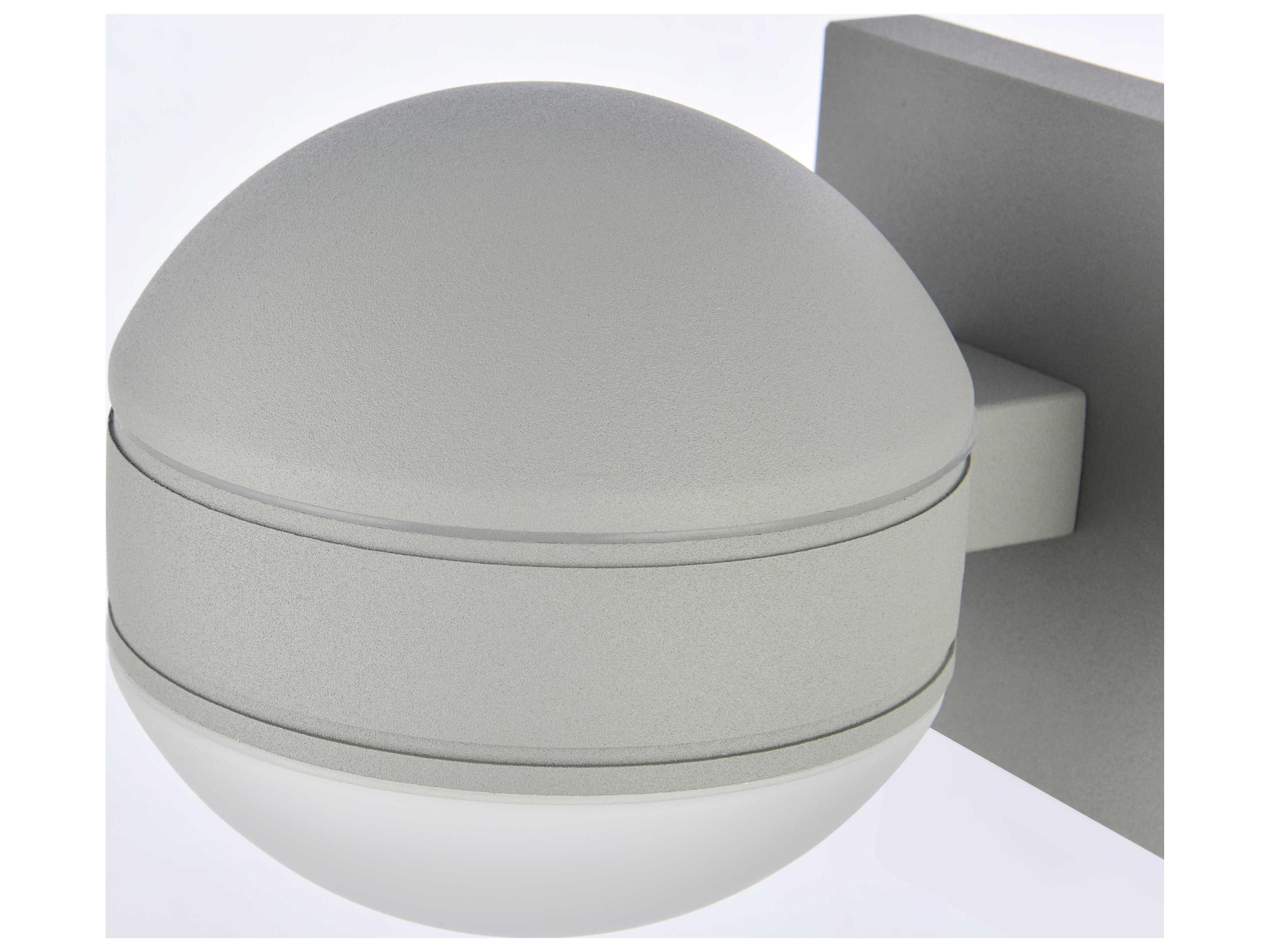 Elegant Lighting Raine Glass LED Outdoor Wall Light