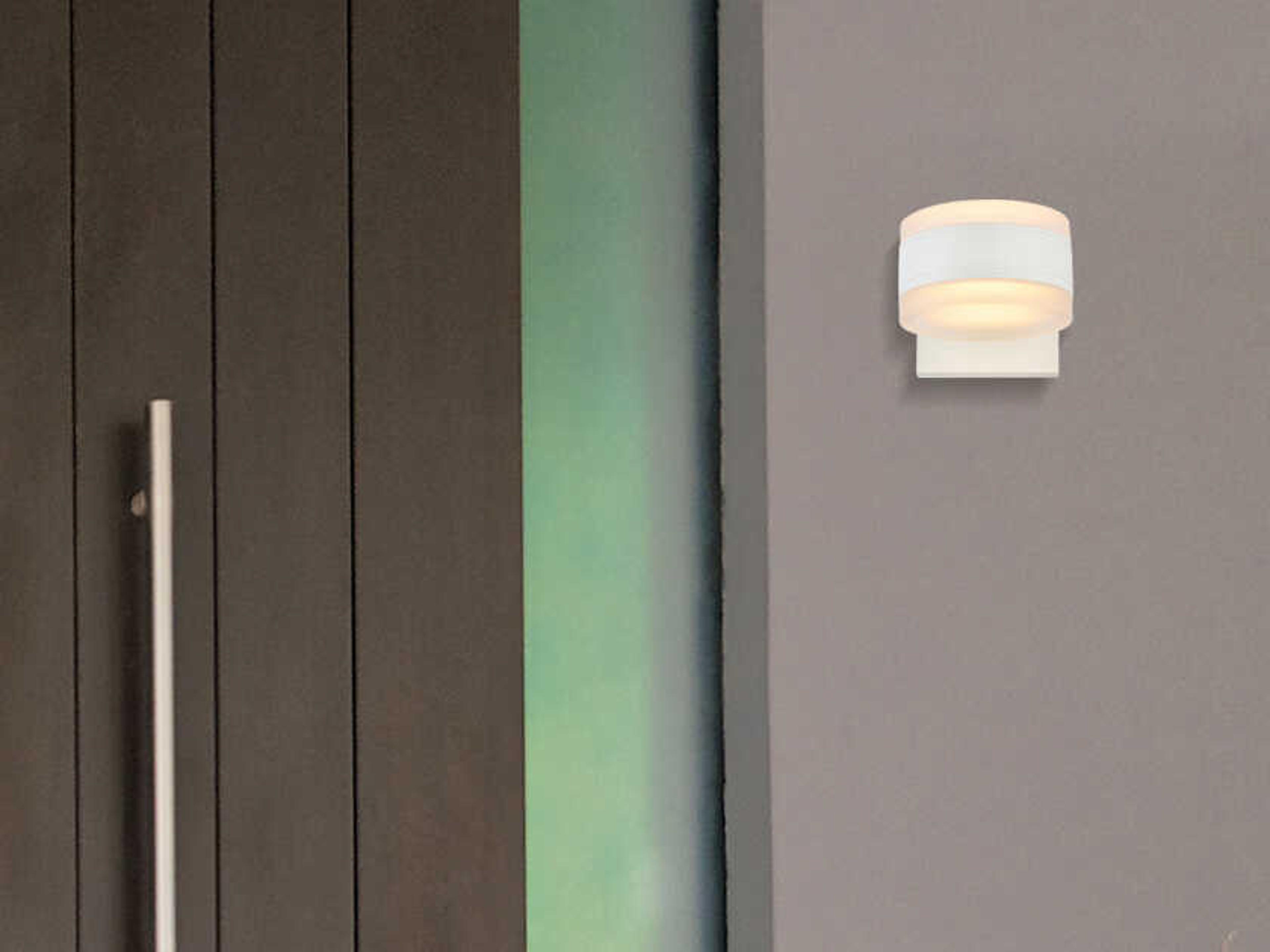 Elegant Lighting Raine Glass LED Outdoor Wall Light