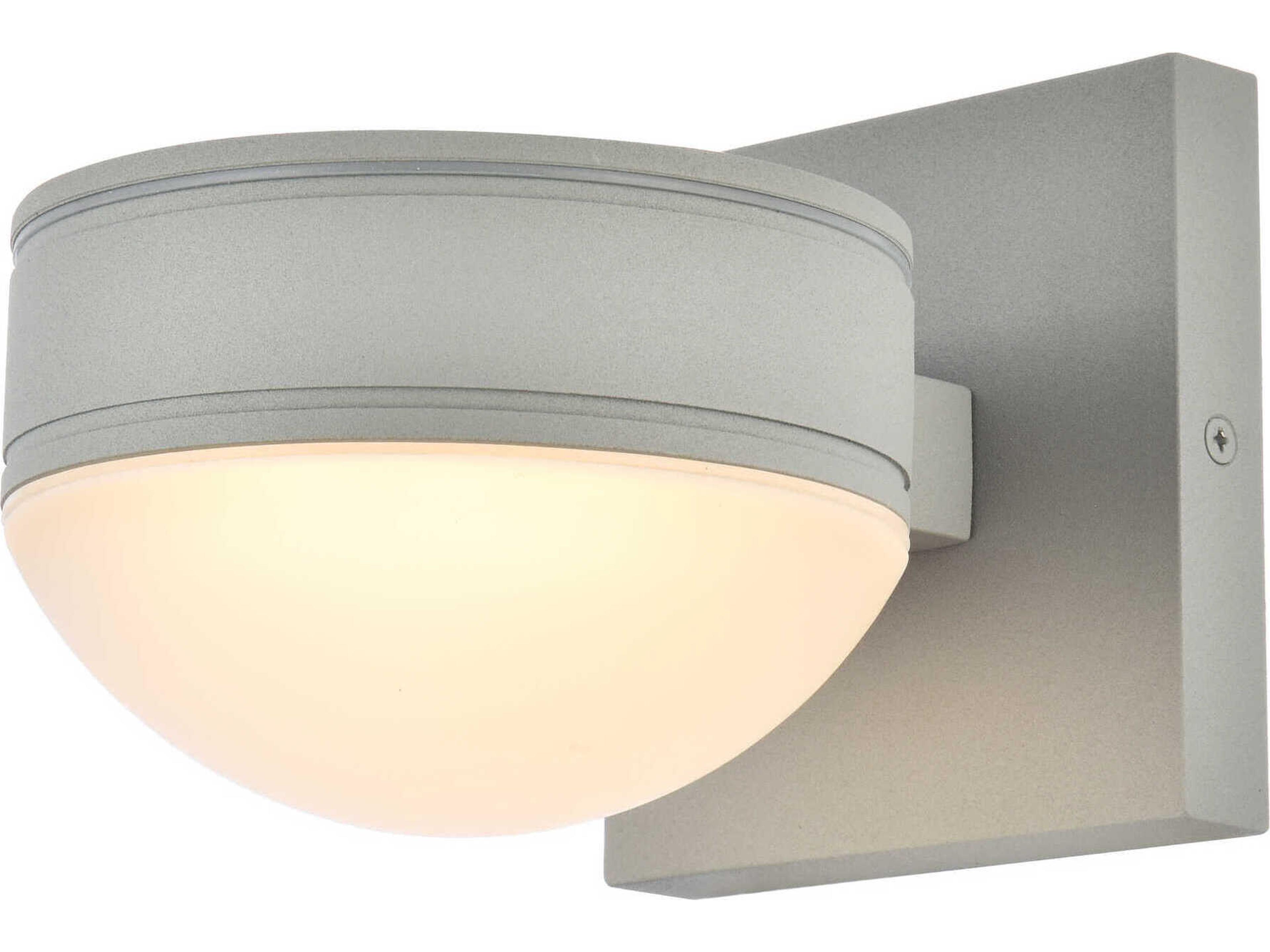 Elegant Lighting Raine Glass LED Outdoor Wall Light