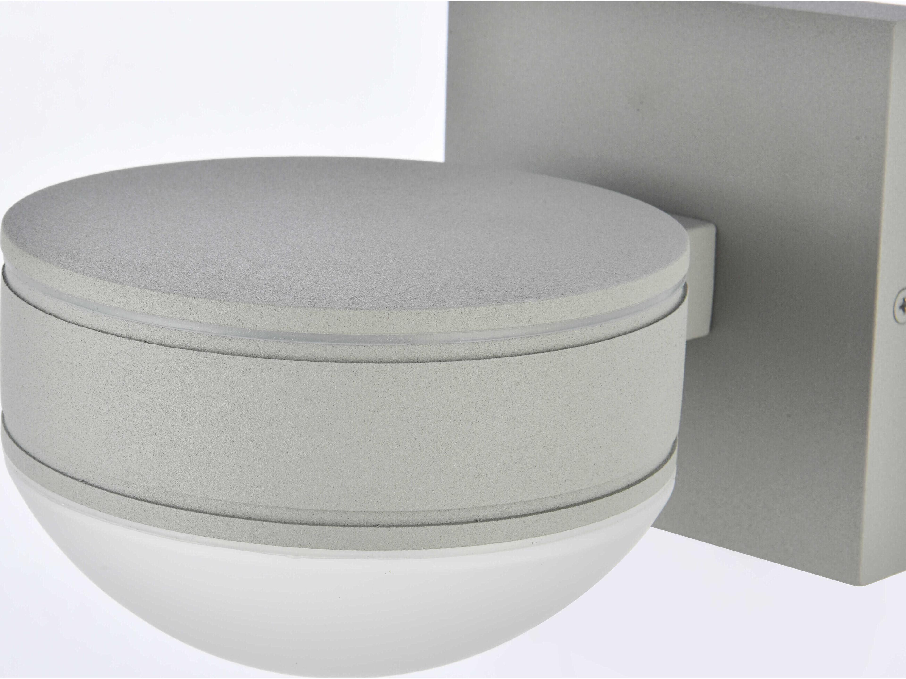 Elegant Lighting Raine Glass LED Outdoor Wall Light