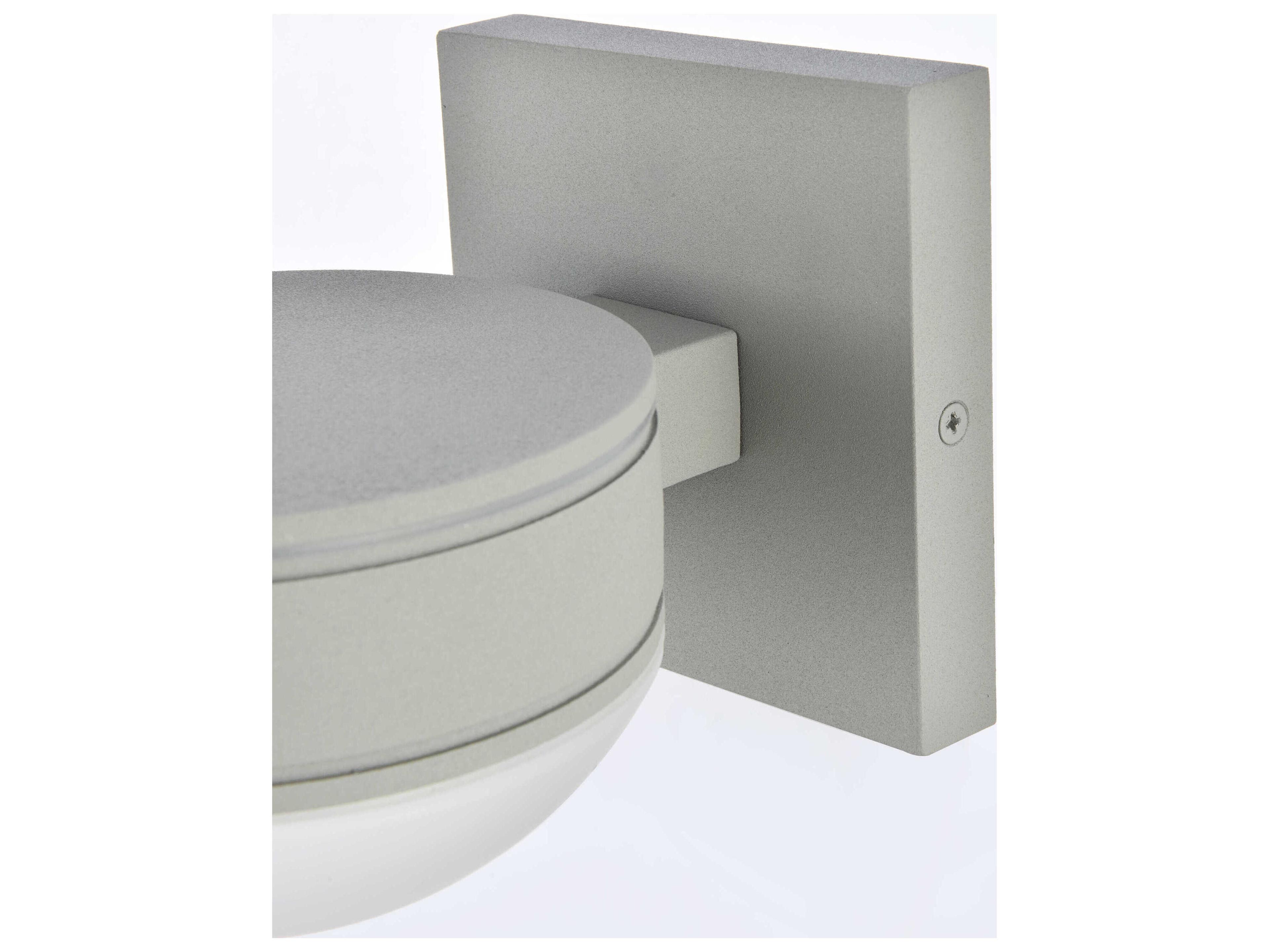 Elegant Lighting Raine Glass LED Outdoor Wall Light