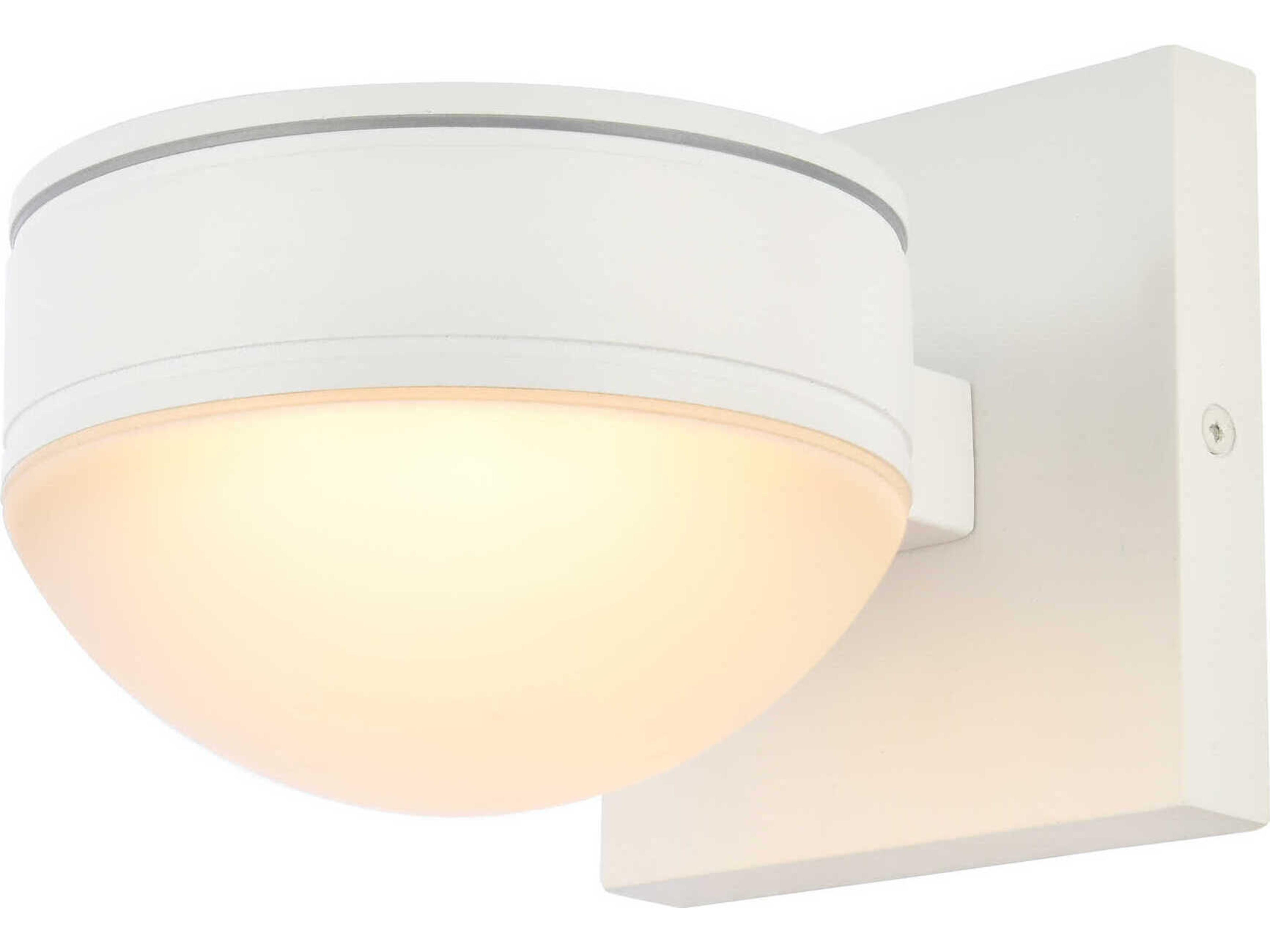 Elegant Lighting Raine Glass LED Outdoor Wall Light