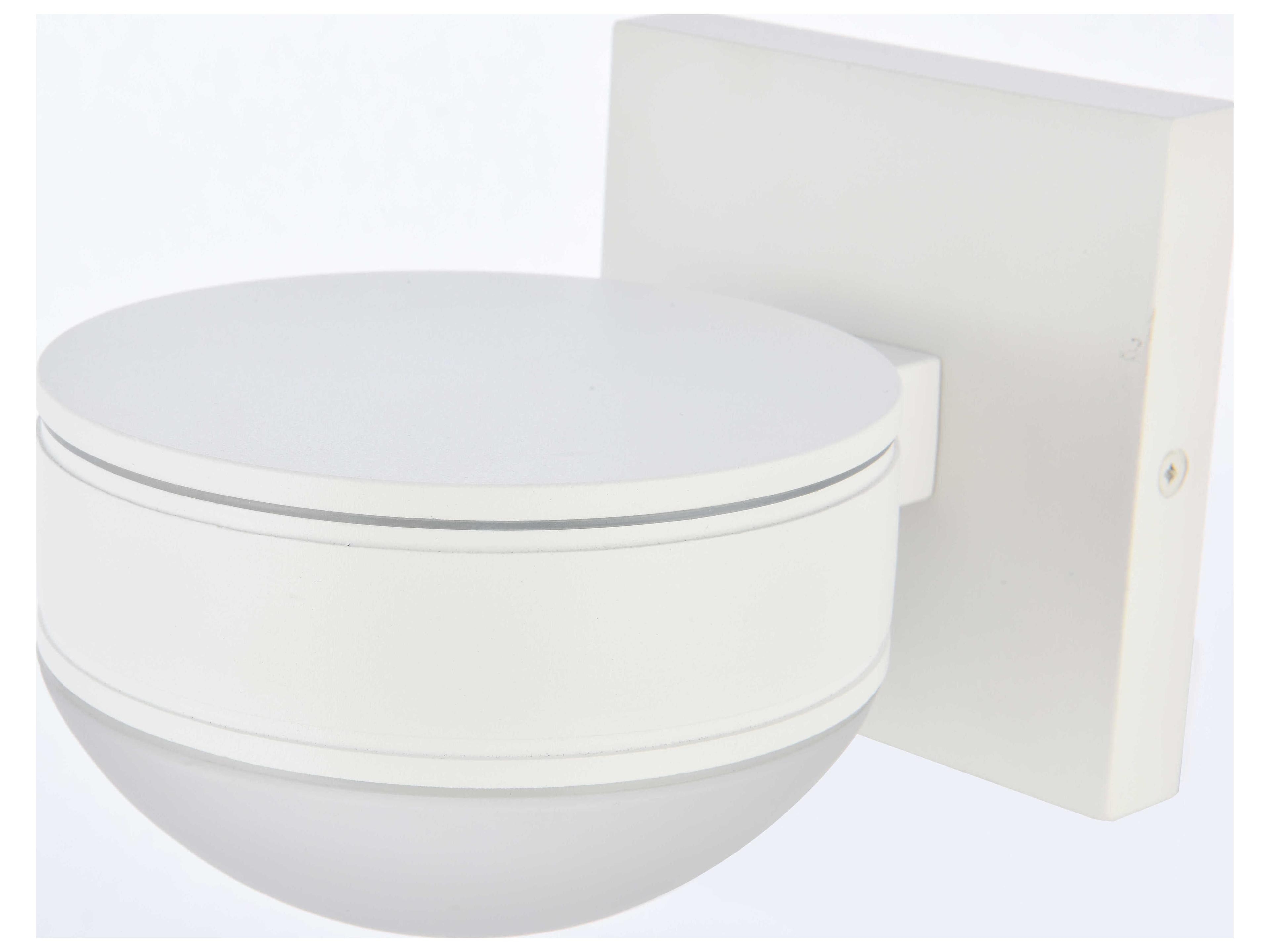 Elegant Lighting Raine Glass LED Outdoor Wall Light