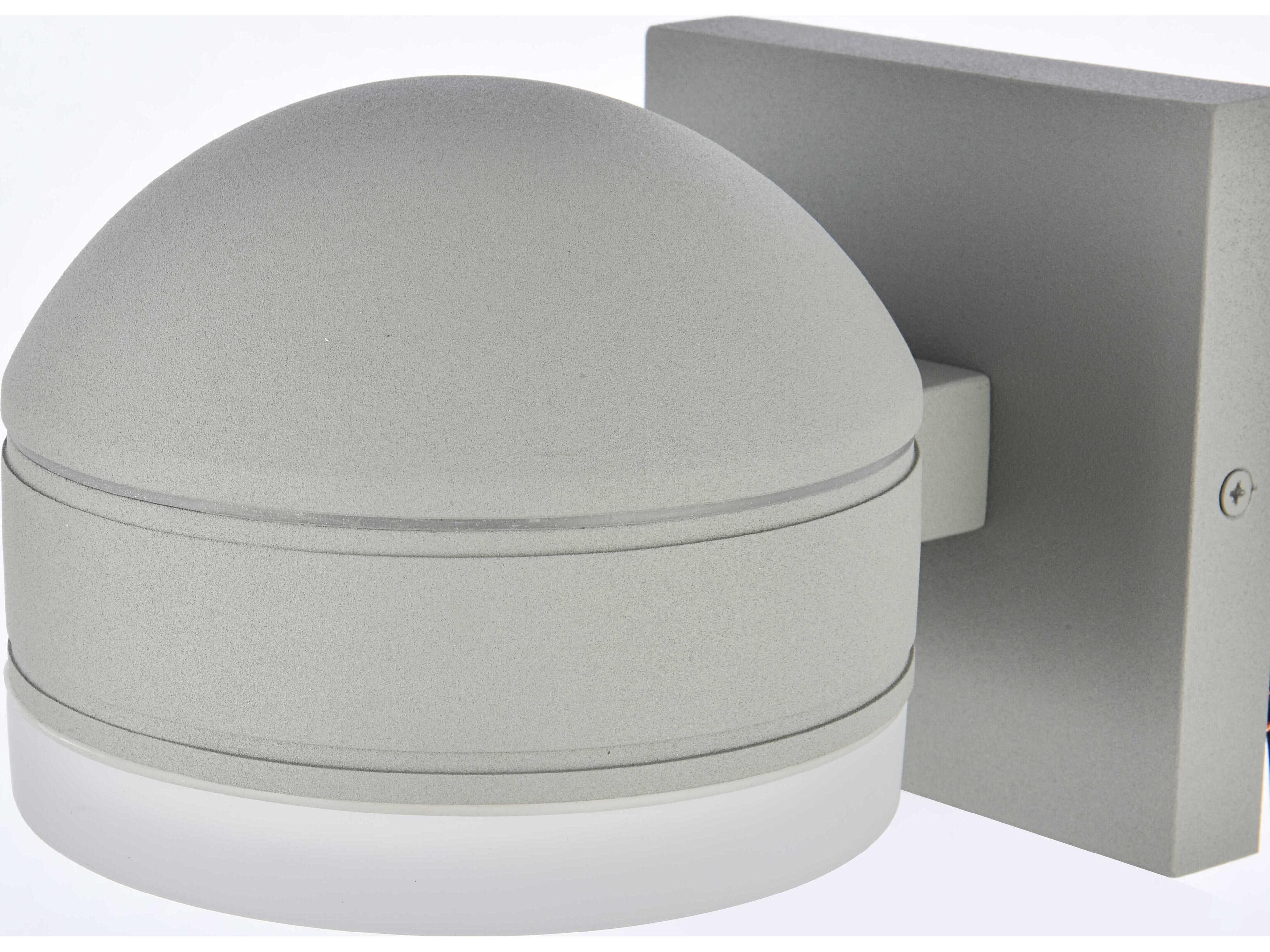 Elegant Lighting Raine Glass LED Outdoor Wall Light