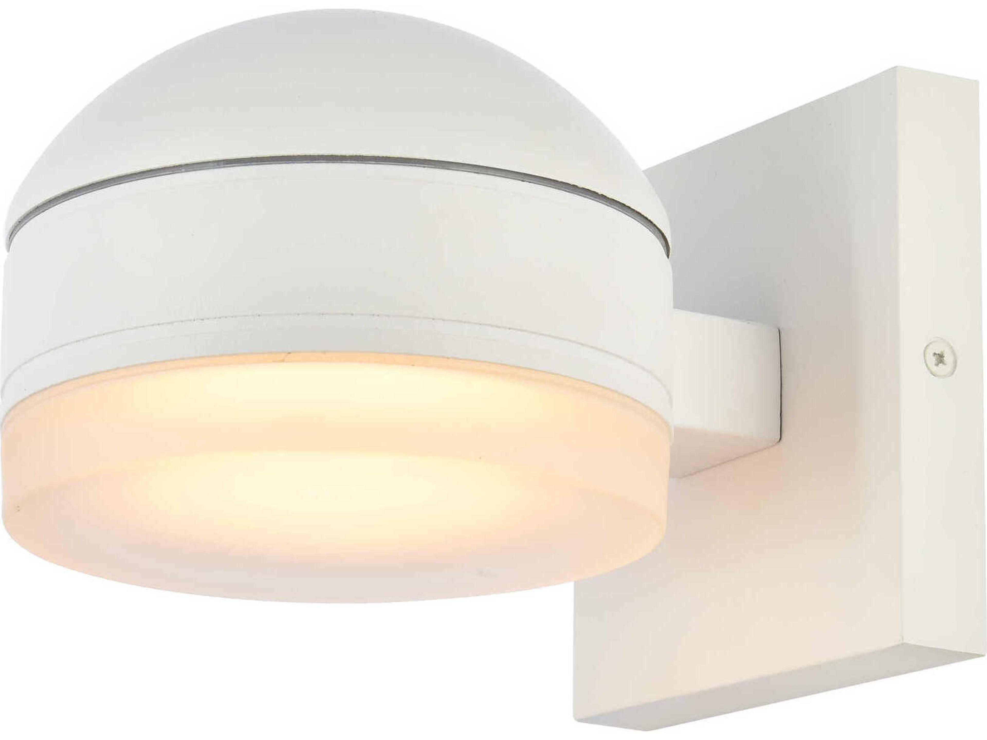 Elegant Lighting Raine Glass LED Outdoor Wall Light