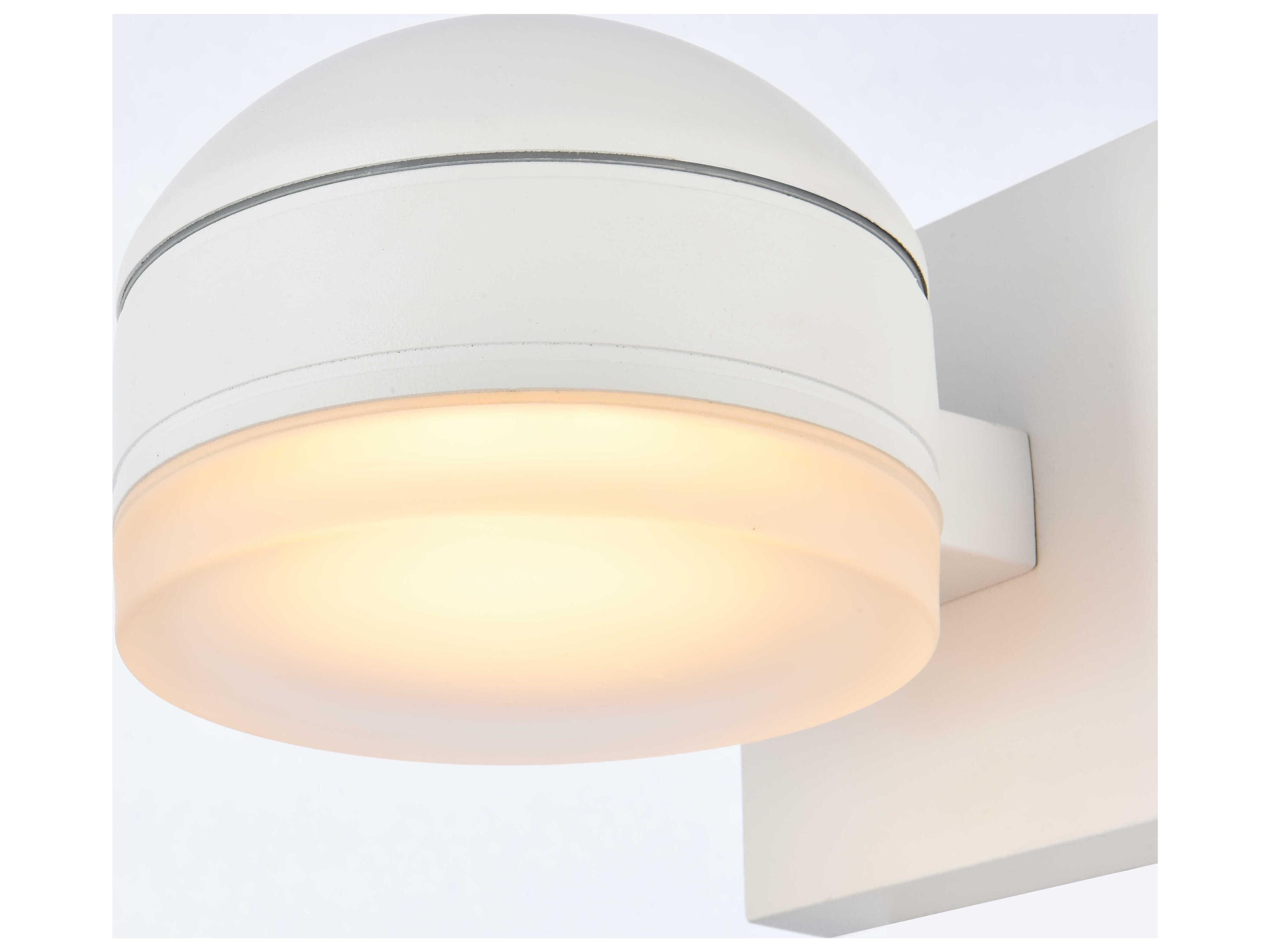 Elegant Lighting Raine Glass LED Outdoor Wall Light