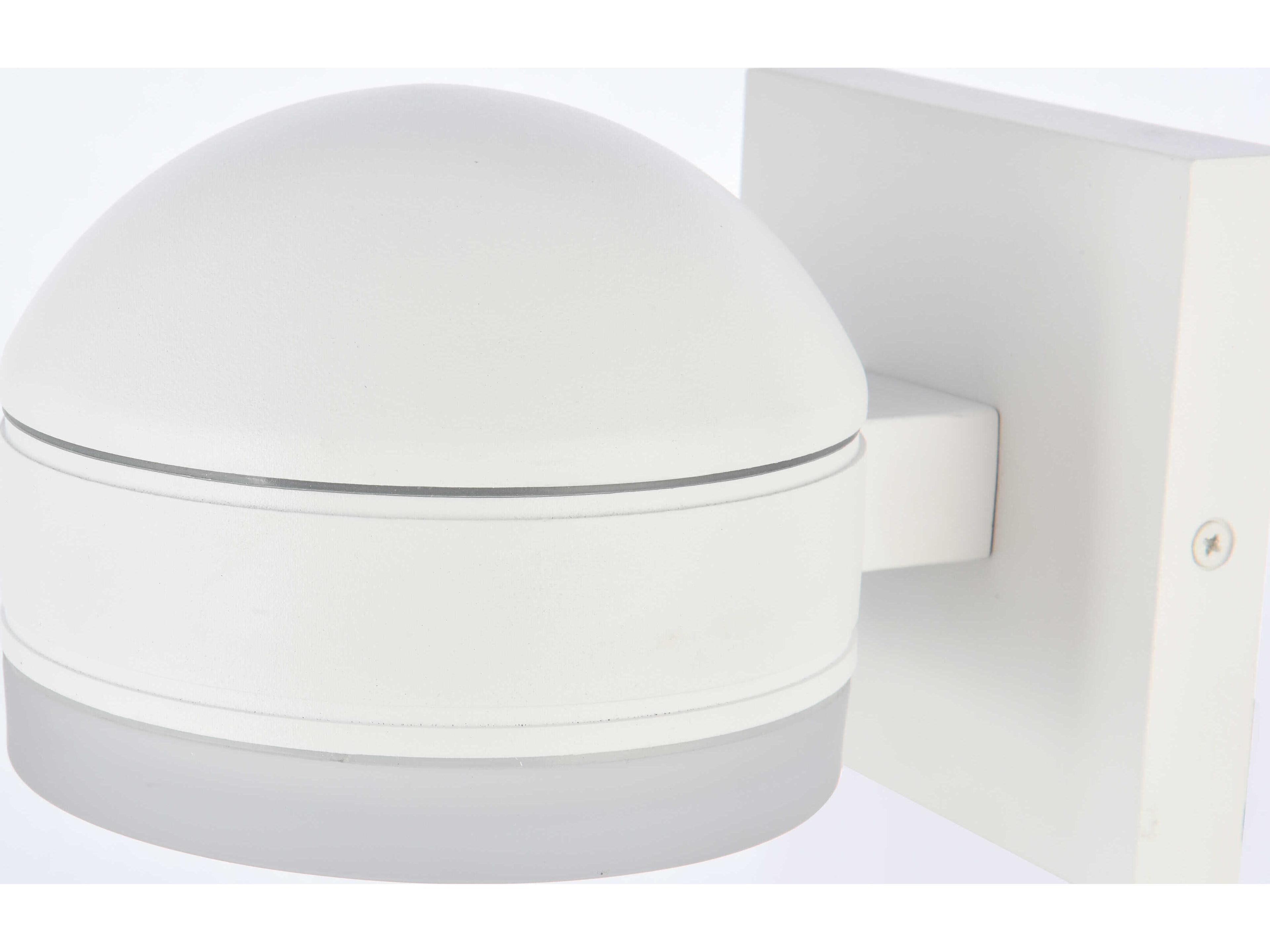 Elegant Lighting Raine Glass LED Outdoor Wall Light