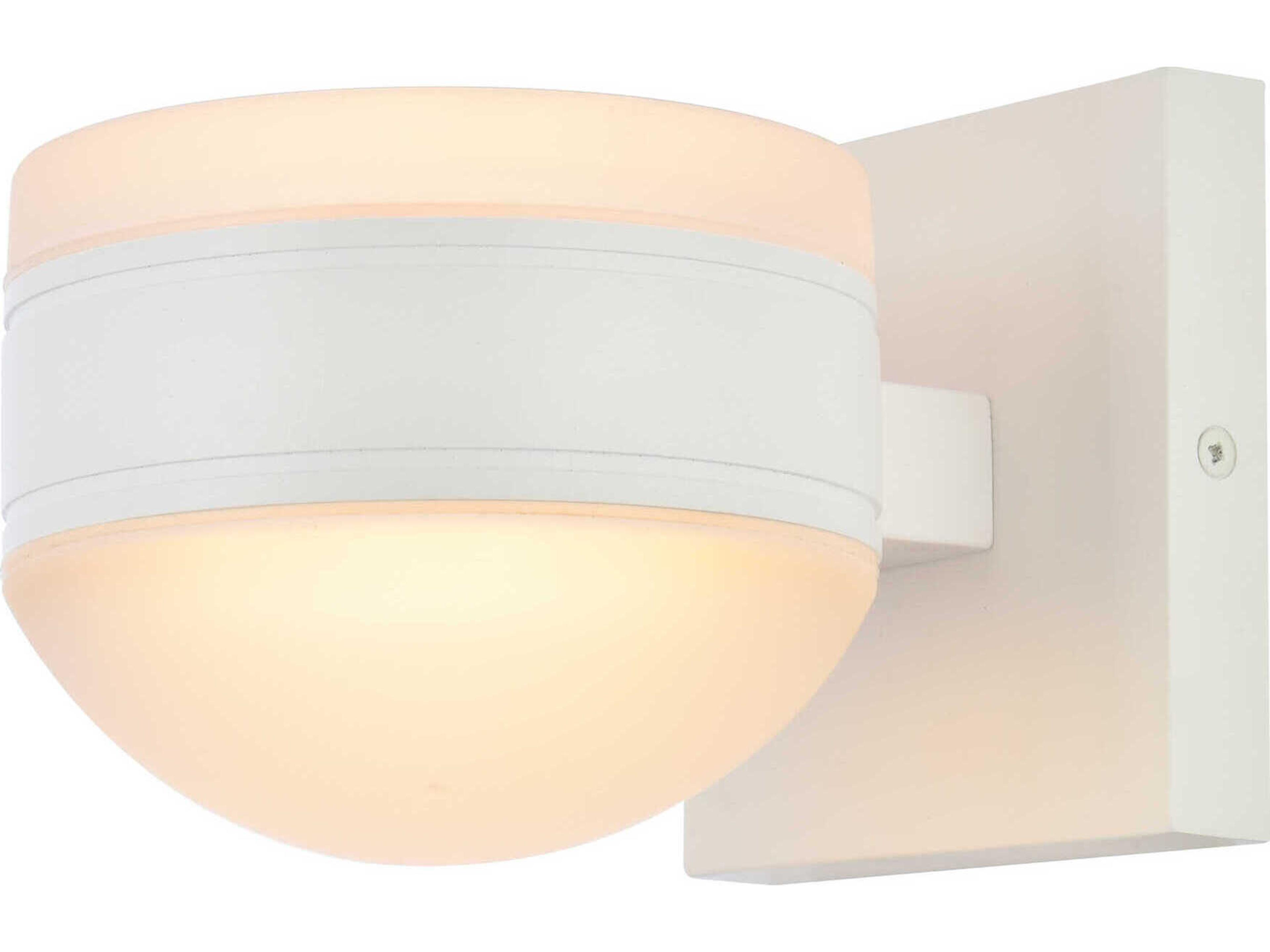 Elegant Lighting Raine Glass LED Outdoor Wall Light