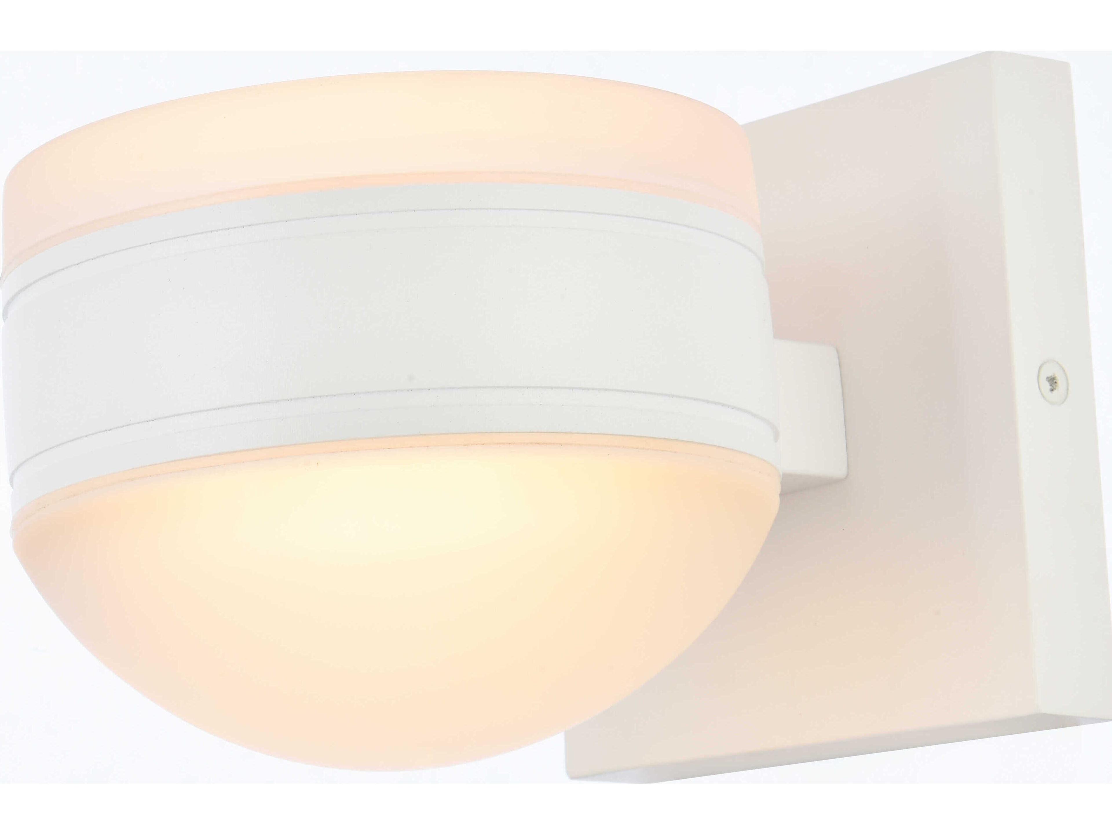 Elegant Lighting Raine Glass LED Outdoor Wall Light