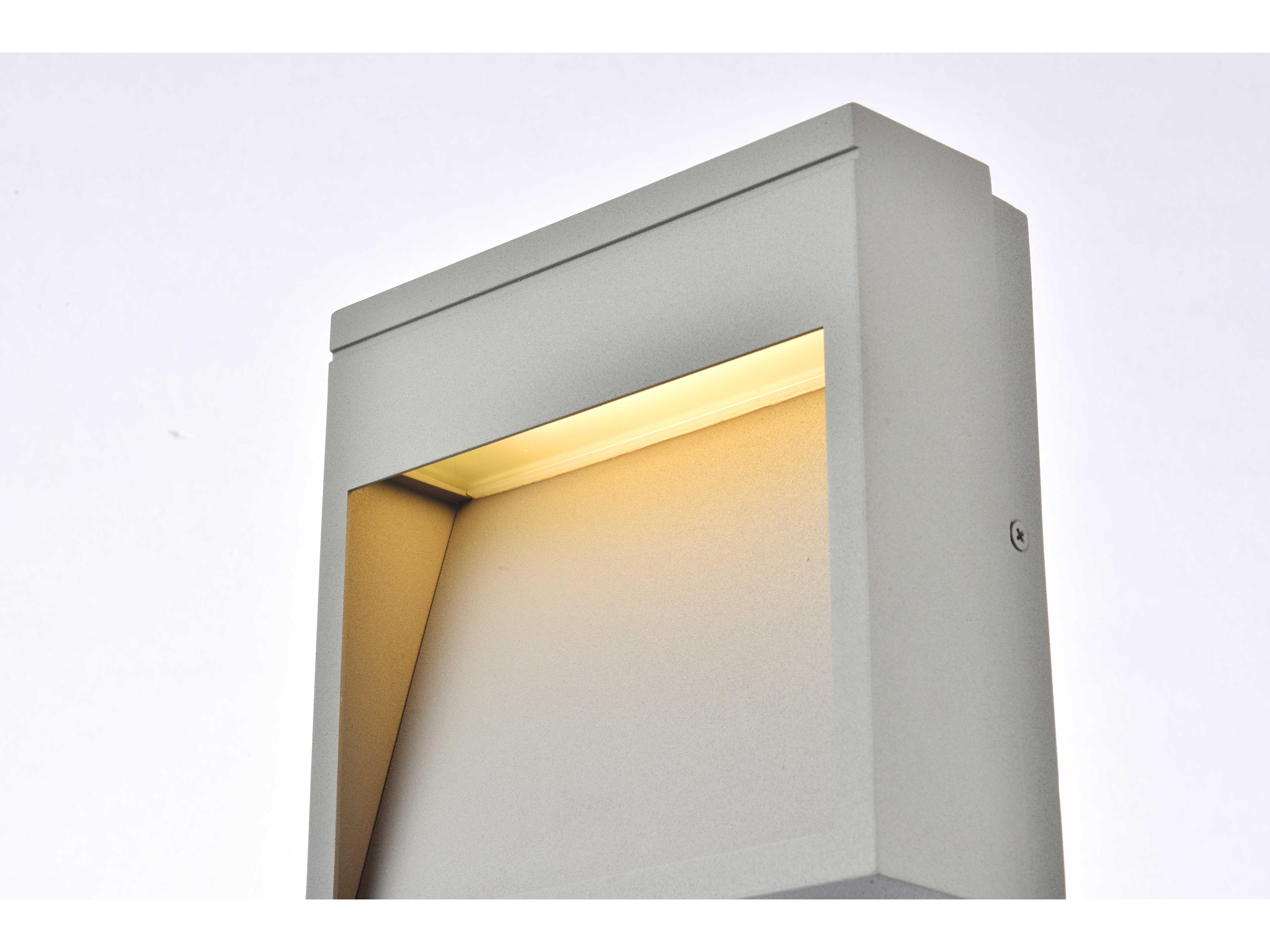 Elegant Lighting Raine Glass LED Outdoor Wall Light