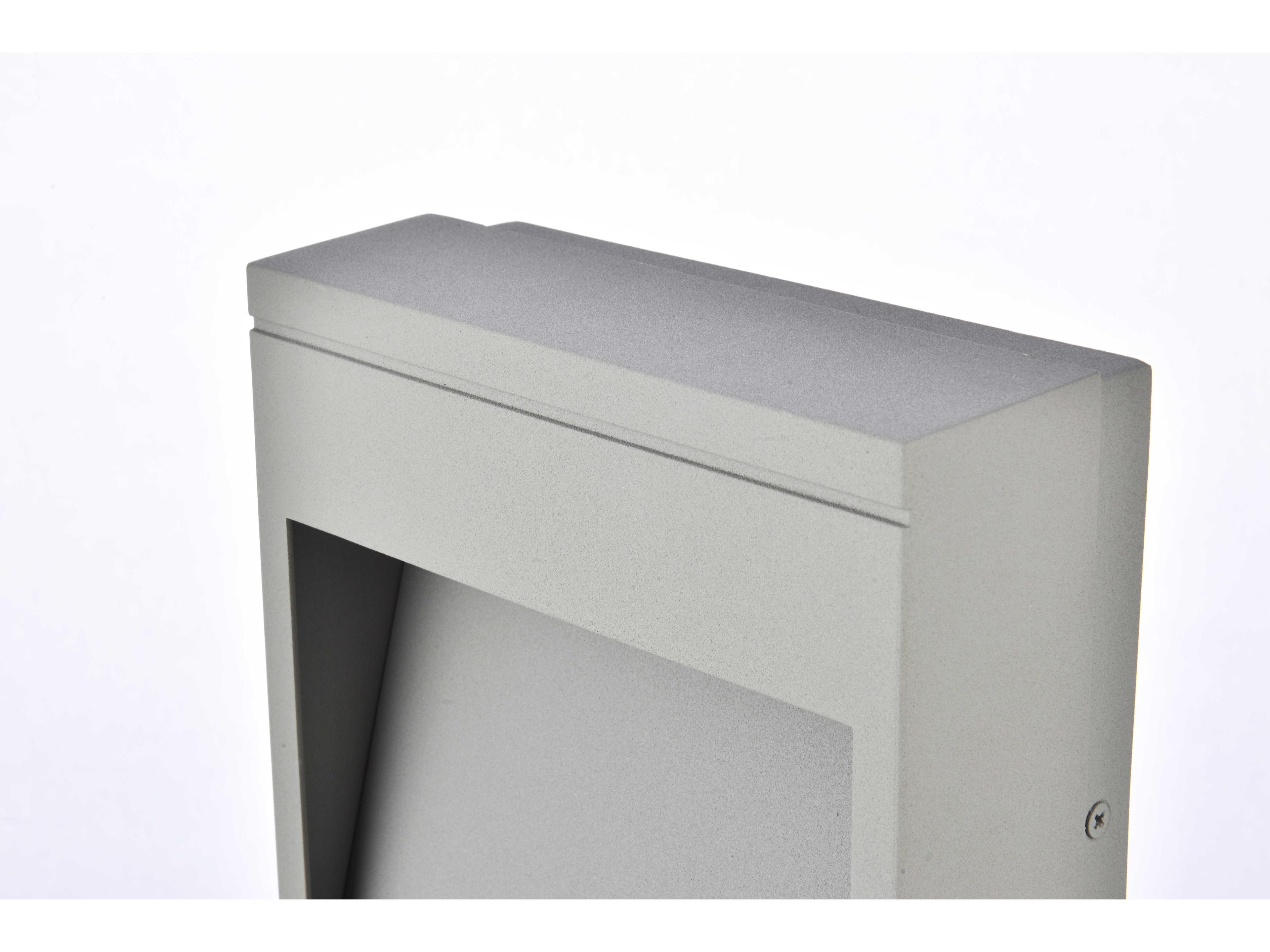 Elegant Lighting Raine Glass LED Outdoor Wall Light