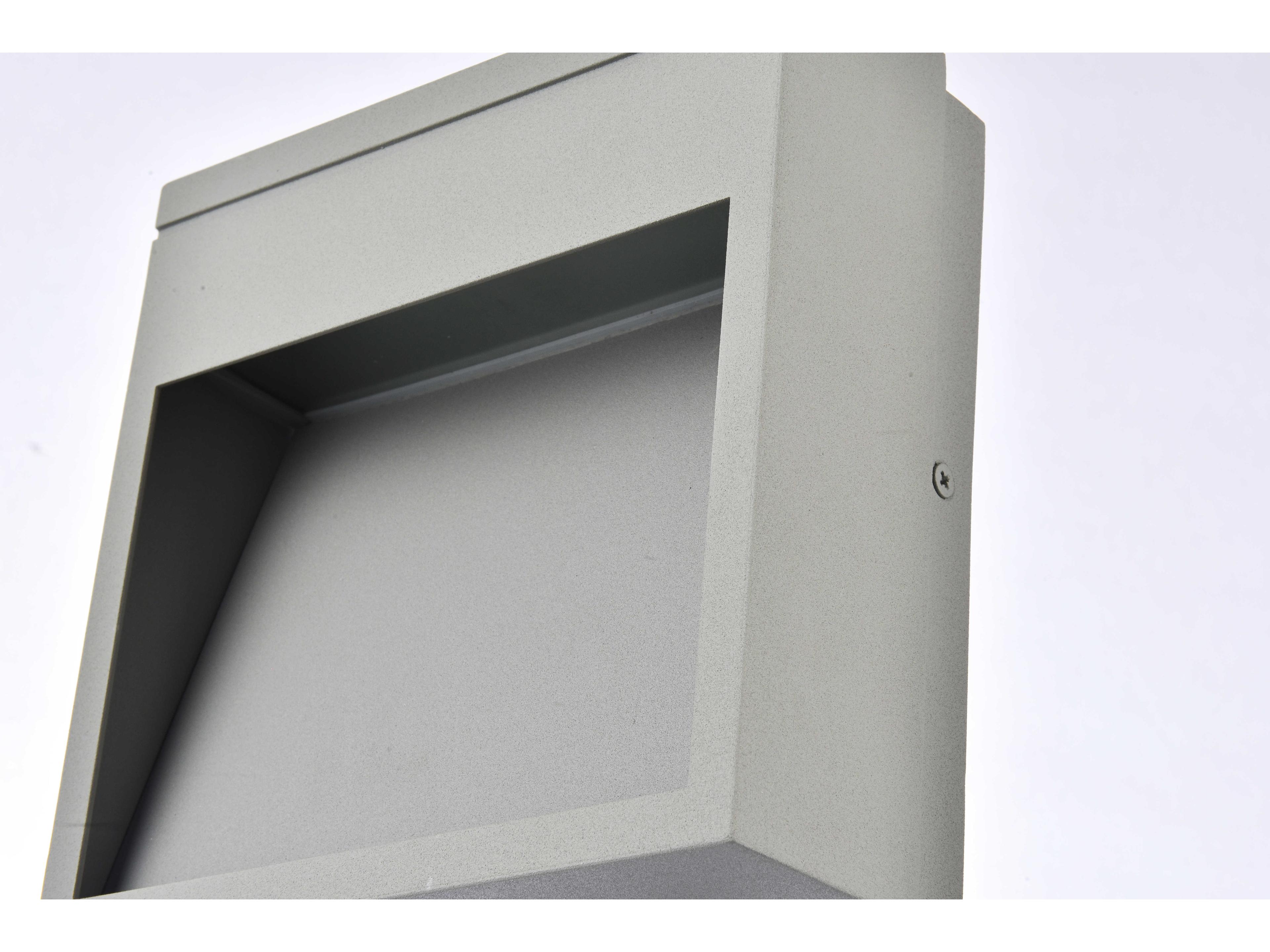 Elegant Lighting Raine Glass LED Outdoor Wall Light