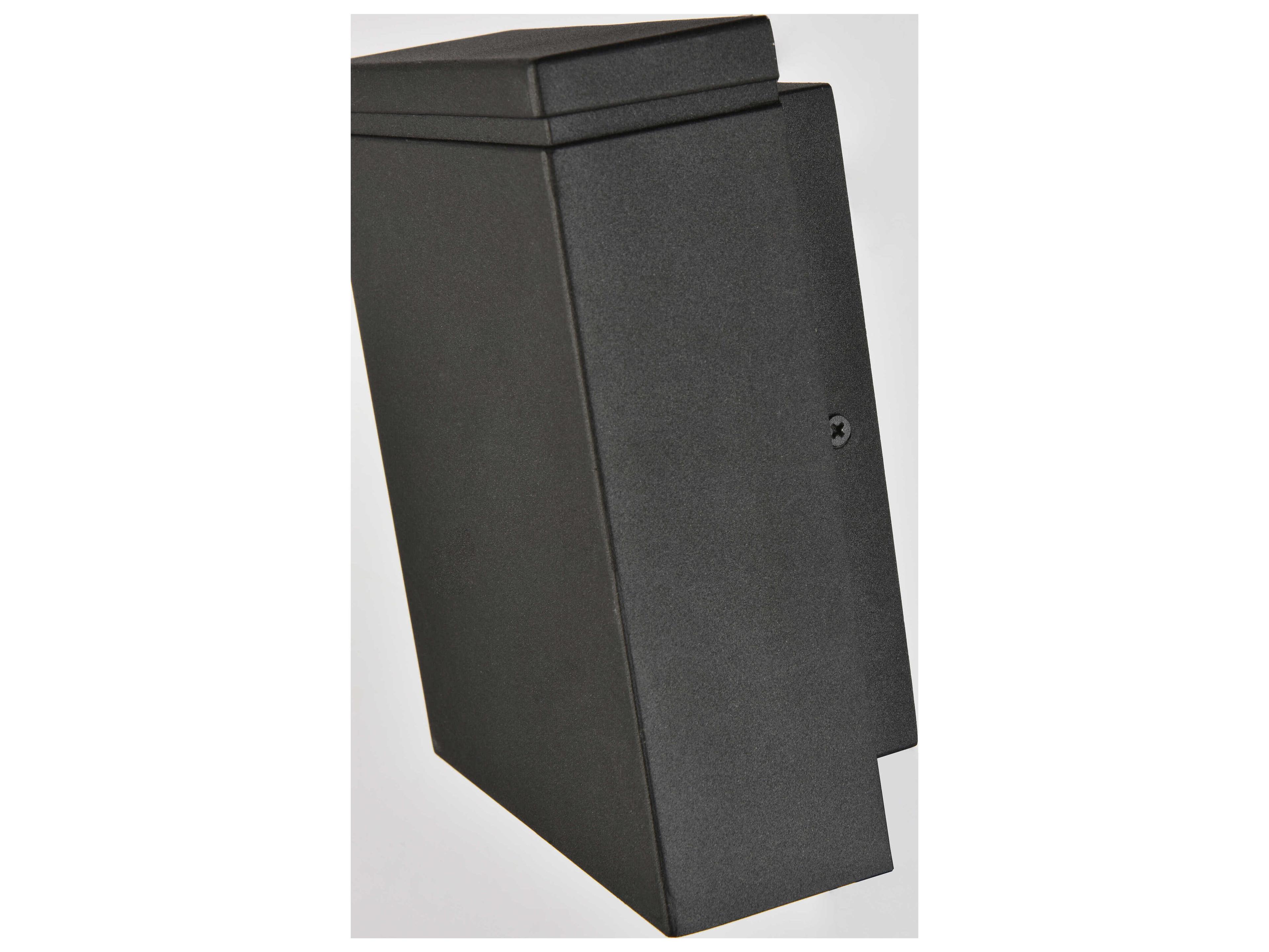 Elegant Lighting Raine Glass LED Outdoor Wall Light