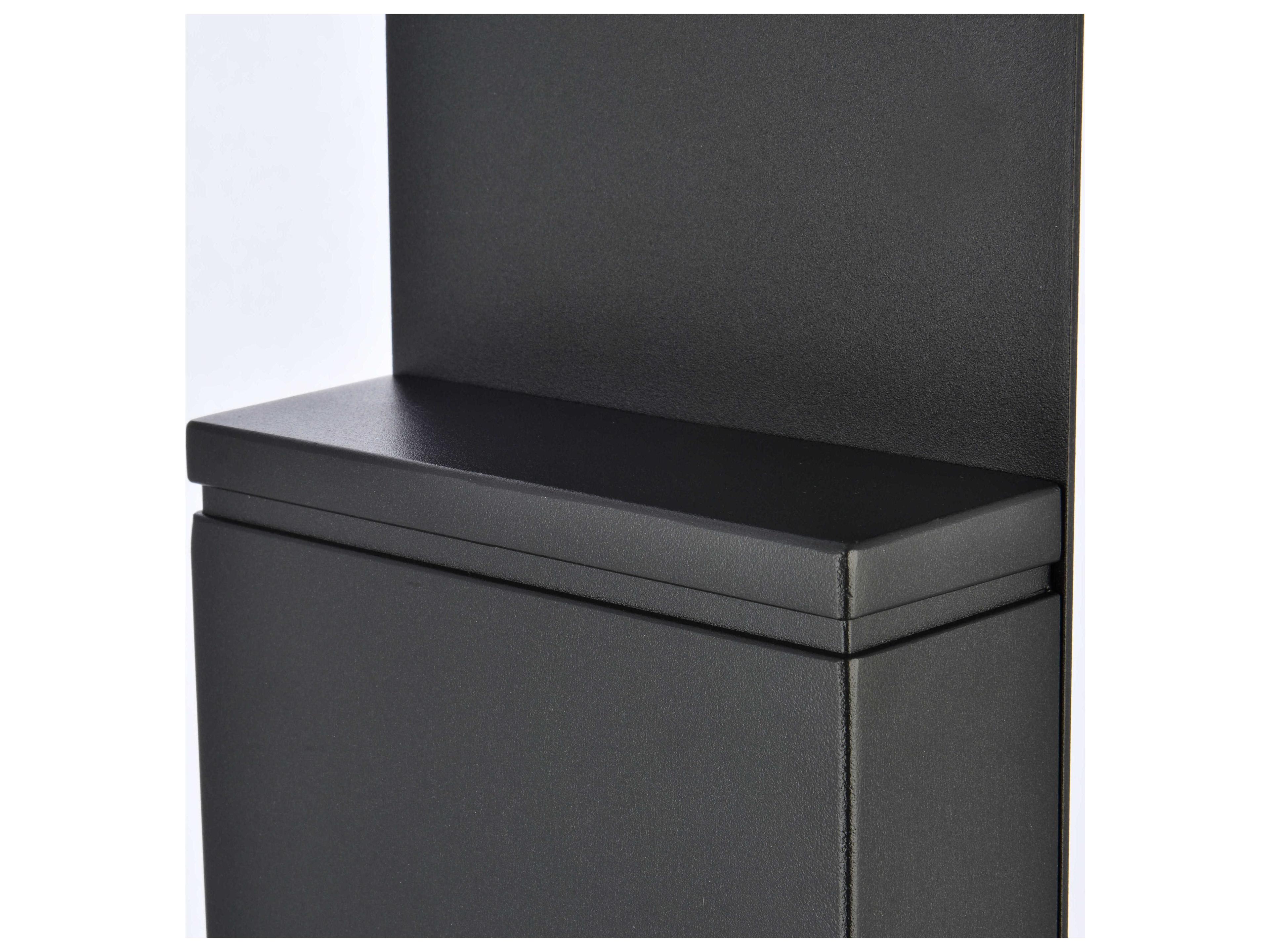 Elegant Lighting Raine Glass LED Outdoor Wall Light