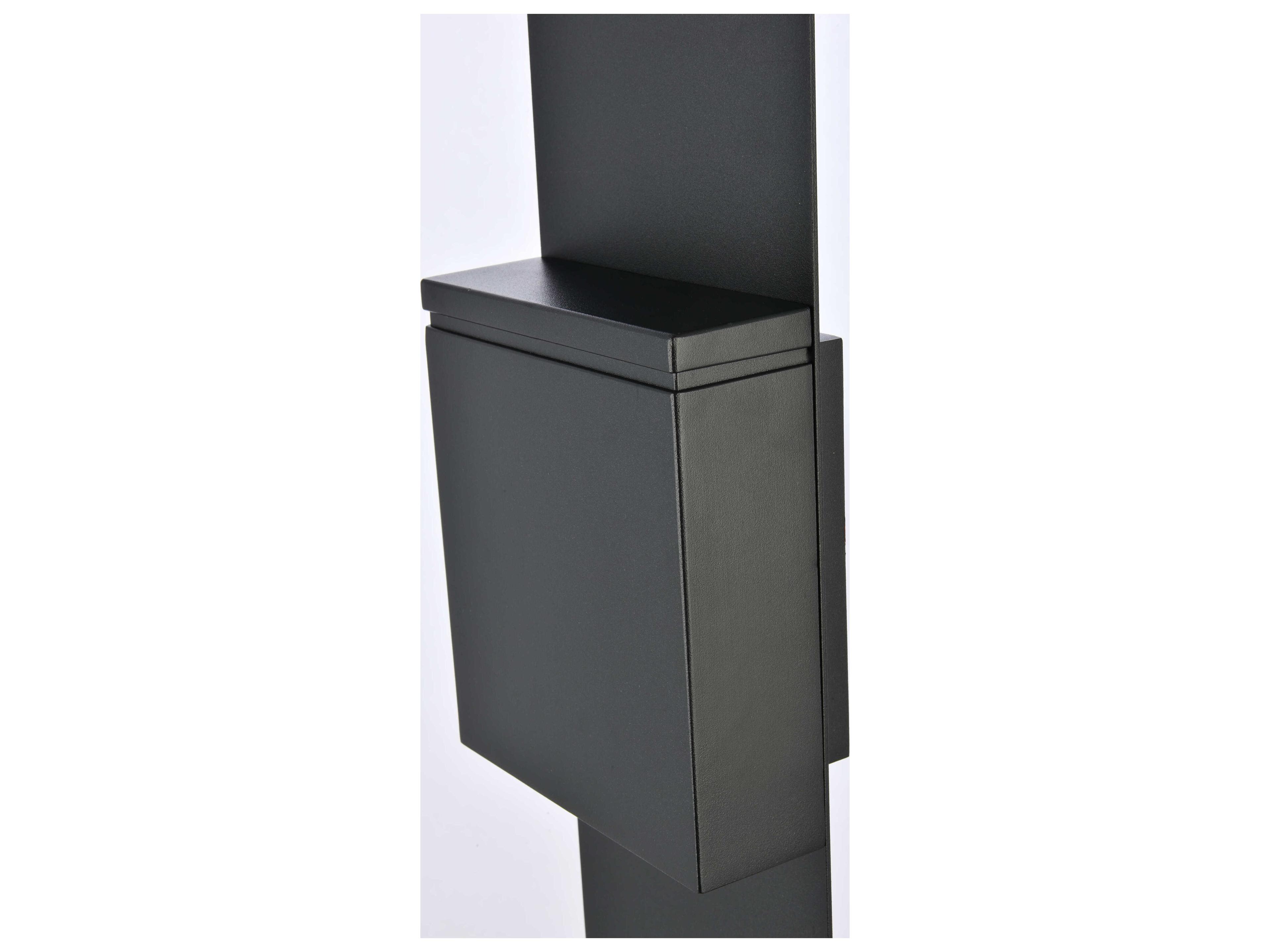 Elegant Lighting Raine Glass LED Outdoor Wall Light