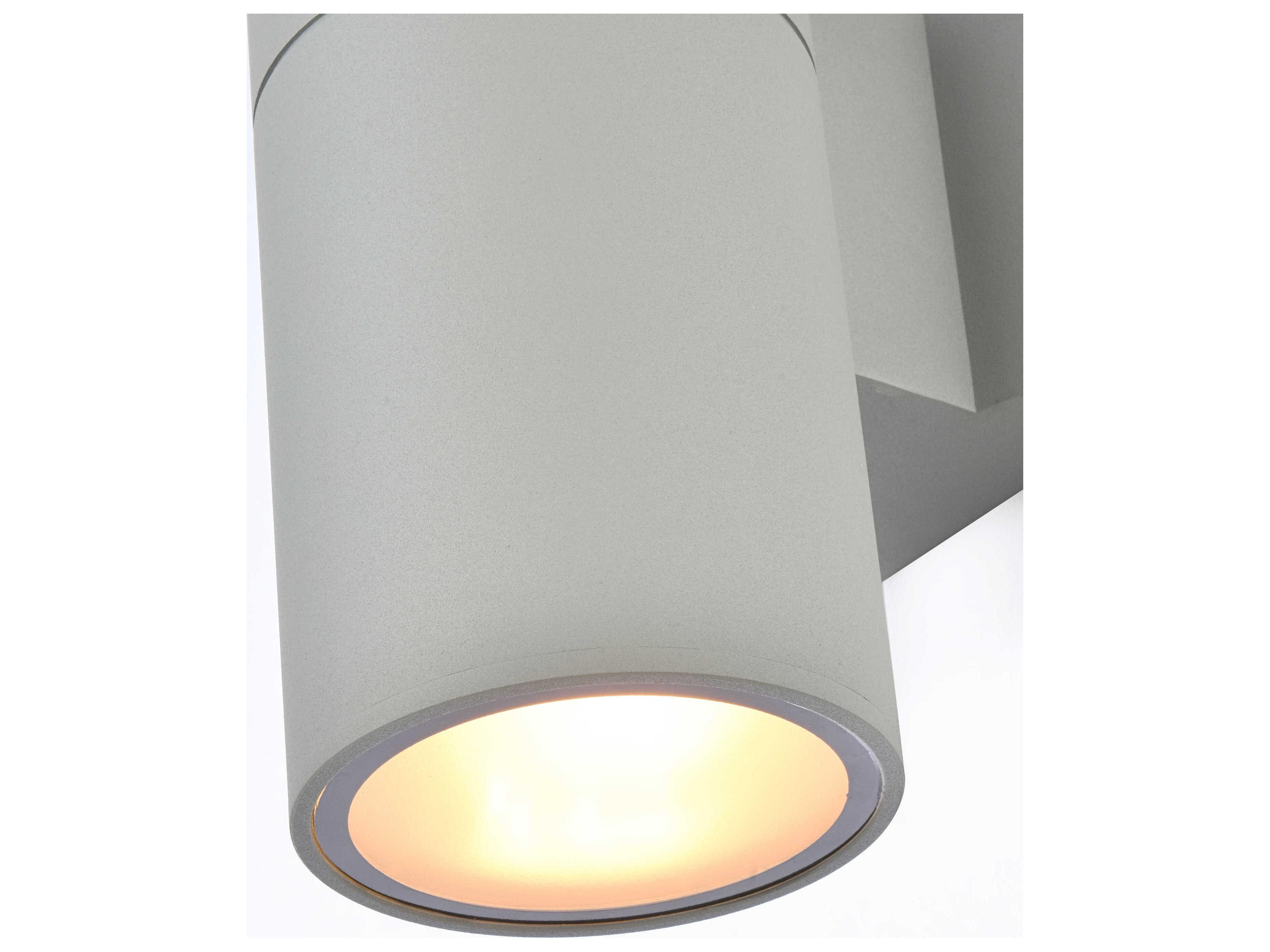 Elegant Lighting Raine Glass LED Outdoor Wall Light