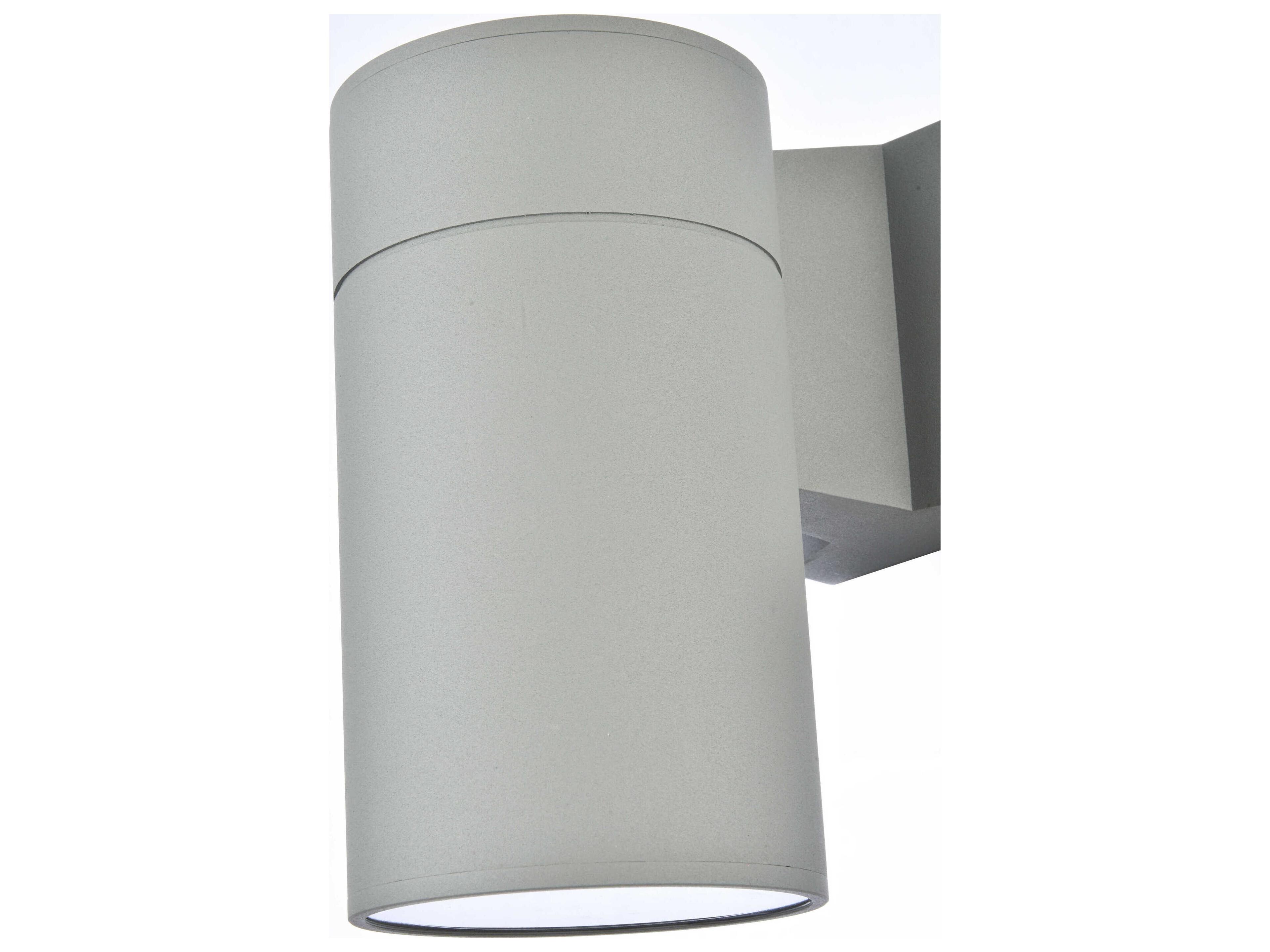 Elegant Lighting Raine Glass LED Outdoor Wall Light