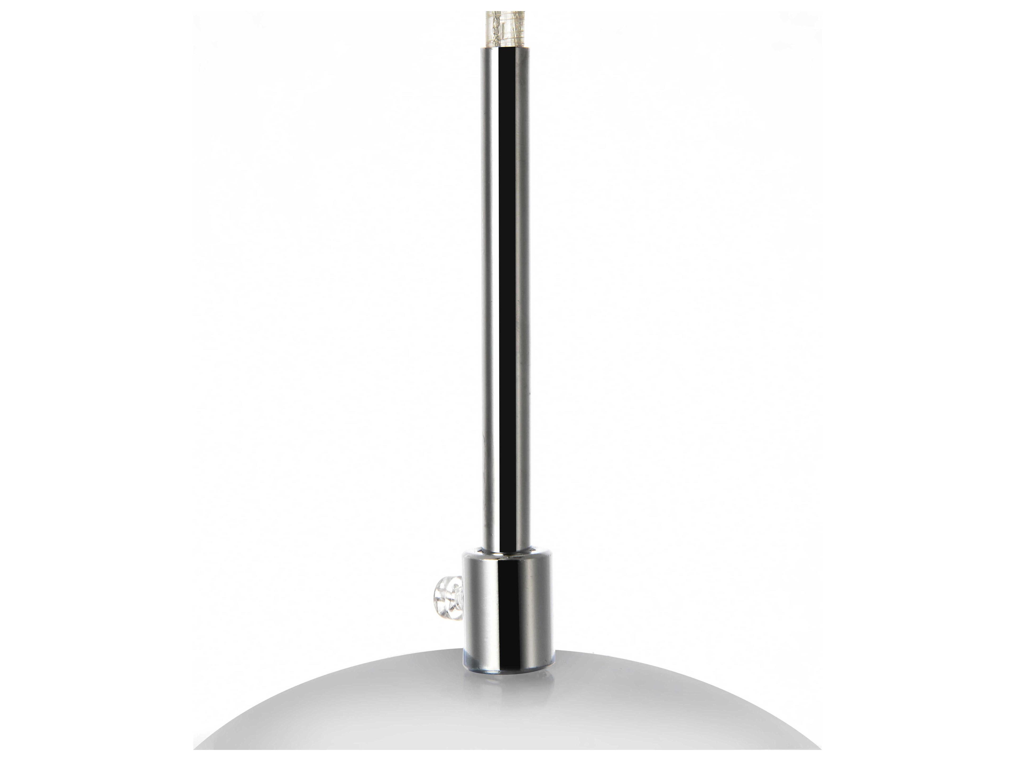 Elegant Lighting Reflection 1-Light Chrome Glass Globe Mini Pendant