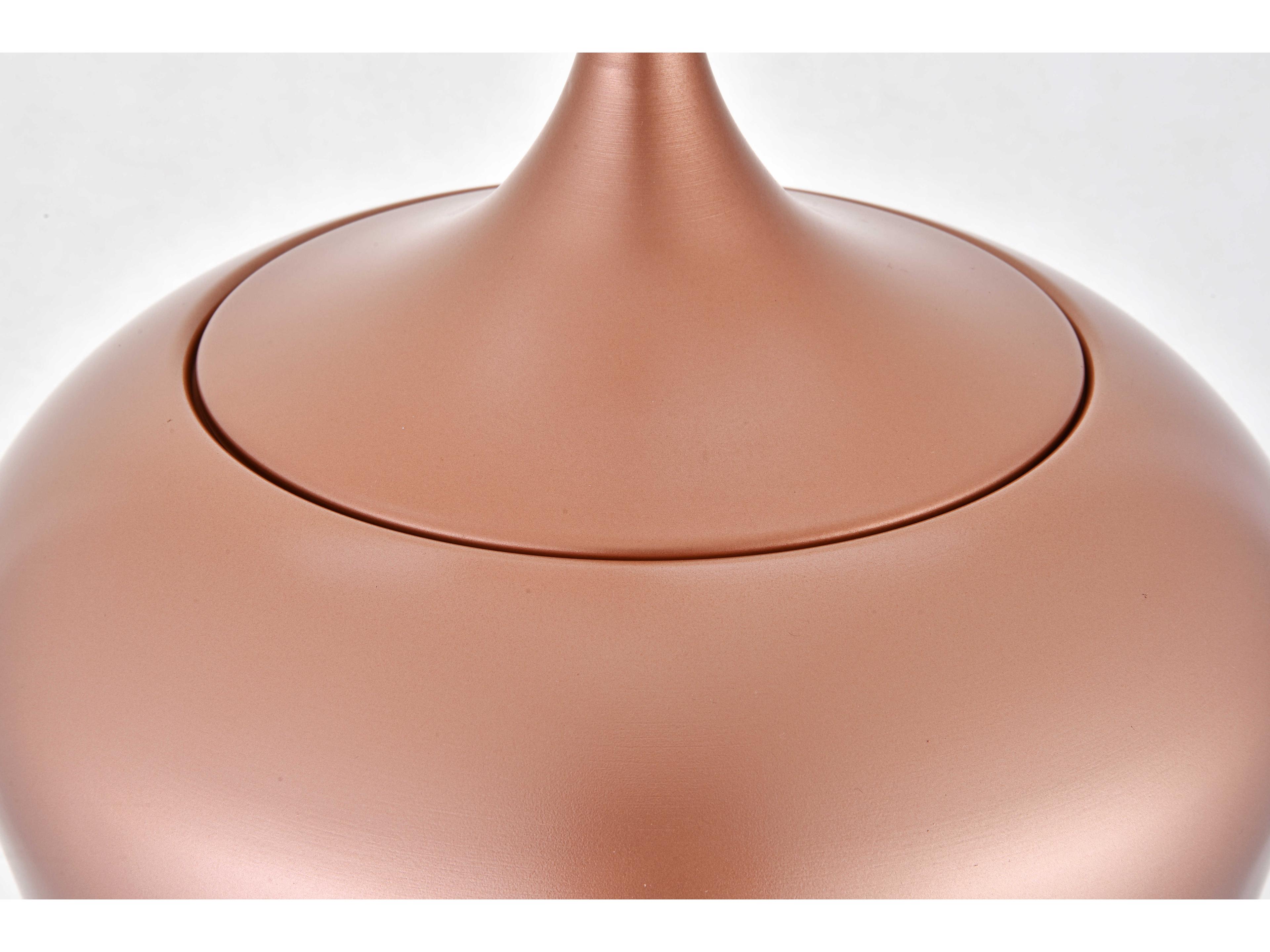 Elegant Lighting Nora 1-Light Honey Gold Bowl Pendant