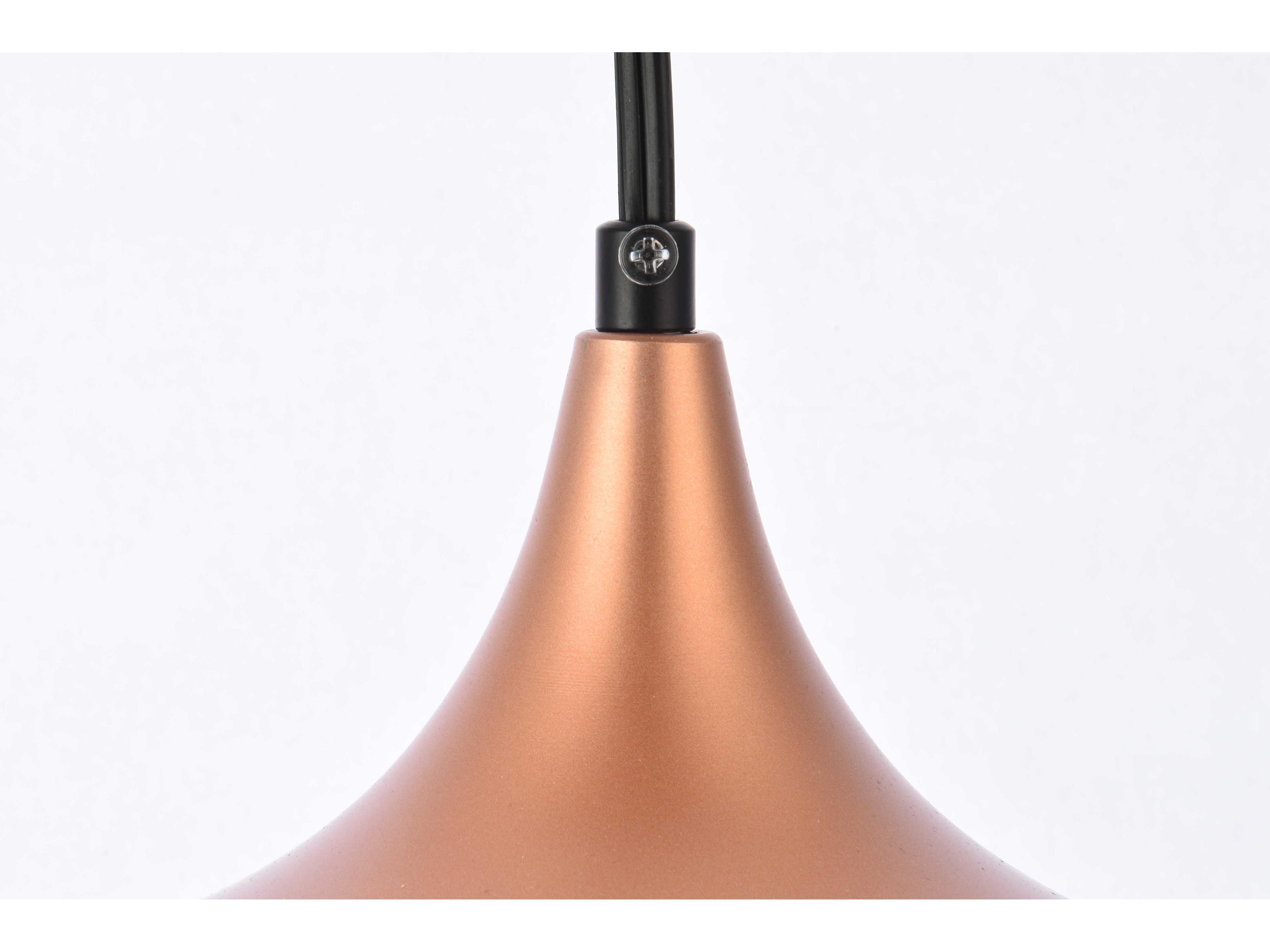 Elegant Lighting Nora 1-Light Honey Gold Bowl Pendant